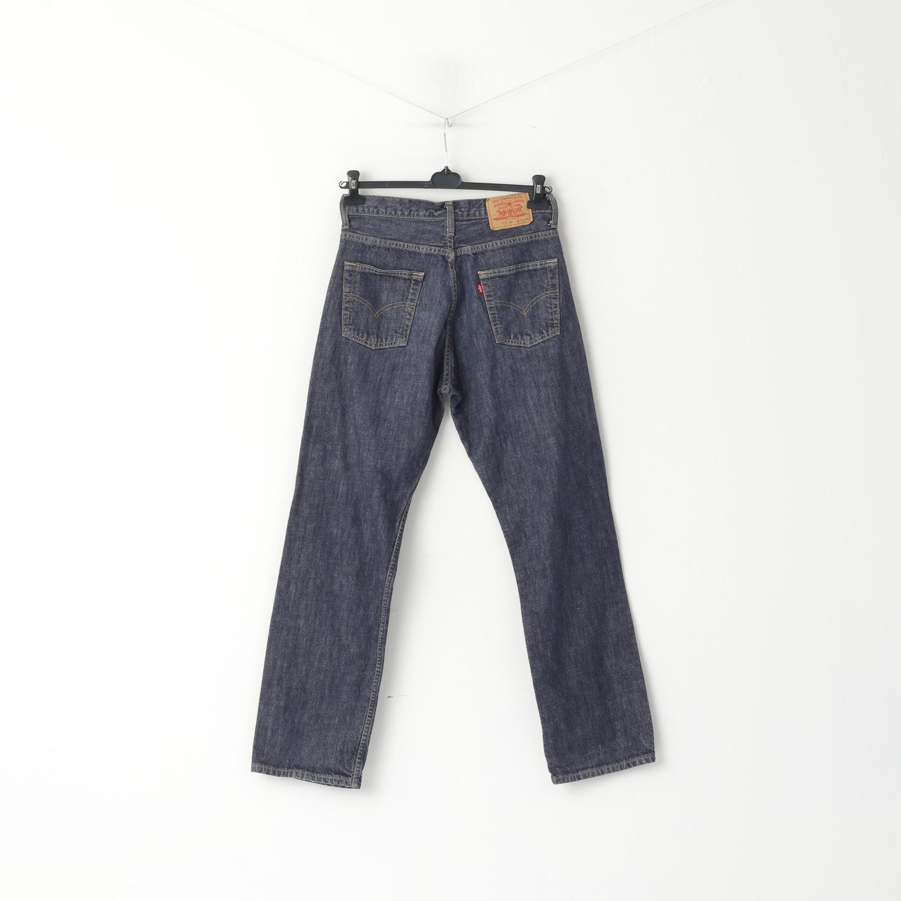 Levi Strauss &amp; CO. Uomo W 31 L 34 Pantaloni 515 Jeans Denim Pantaloni classici in cotone blu scuro