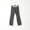 River Island Men 30 Jeans Trousers Grey Blue Cotton Denim Bootcut Pants