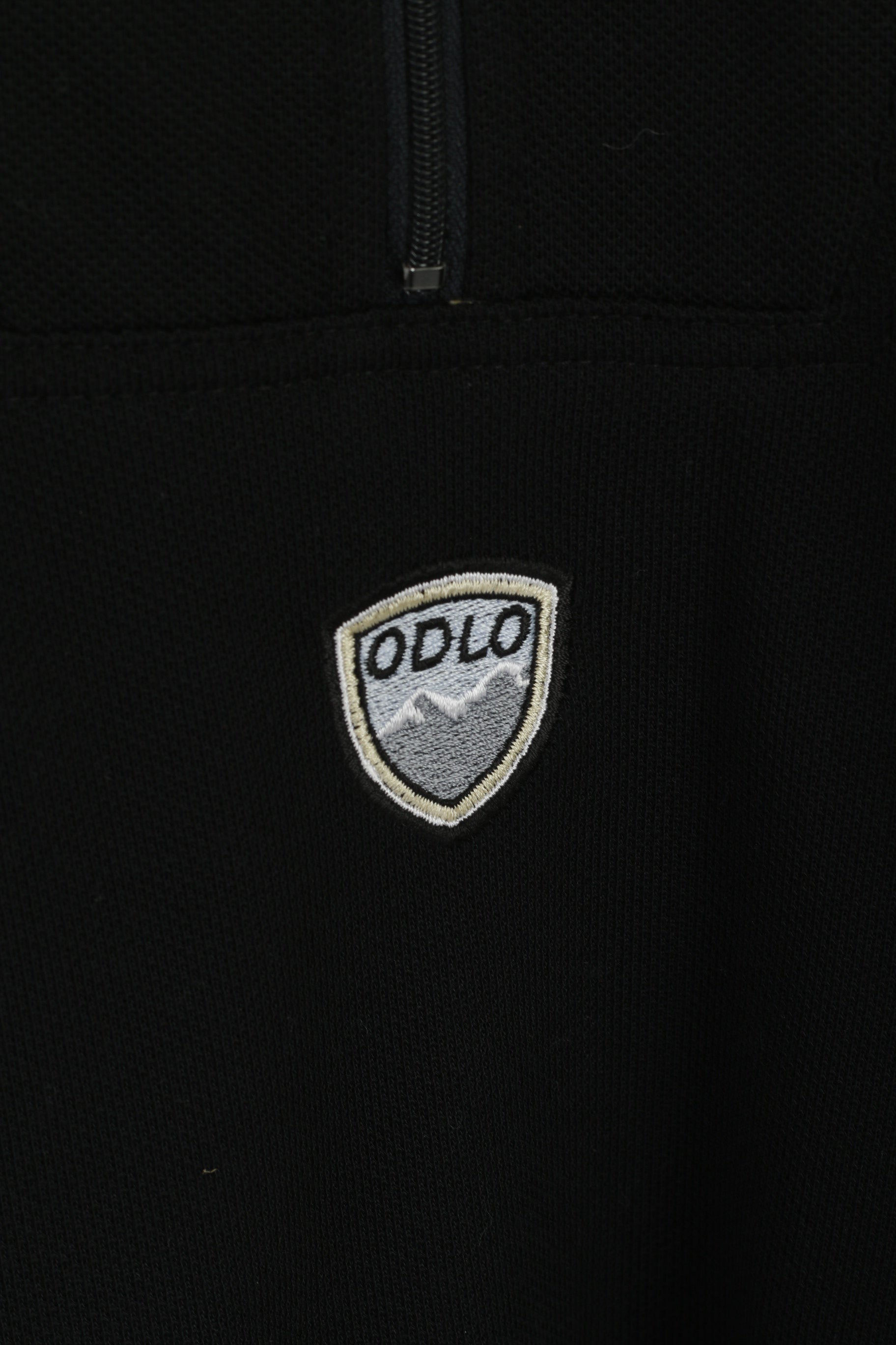 Odlo Hommes XL Chemise à manches longues Noir Système de vêtements de sport Haut fonctionnel extérieur