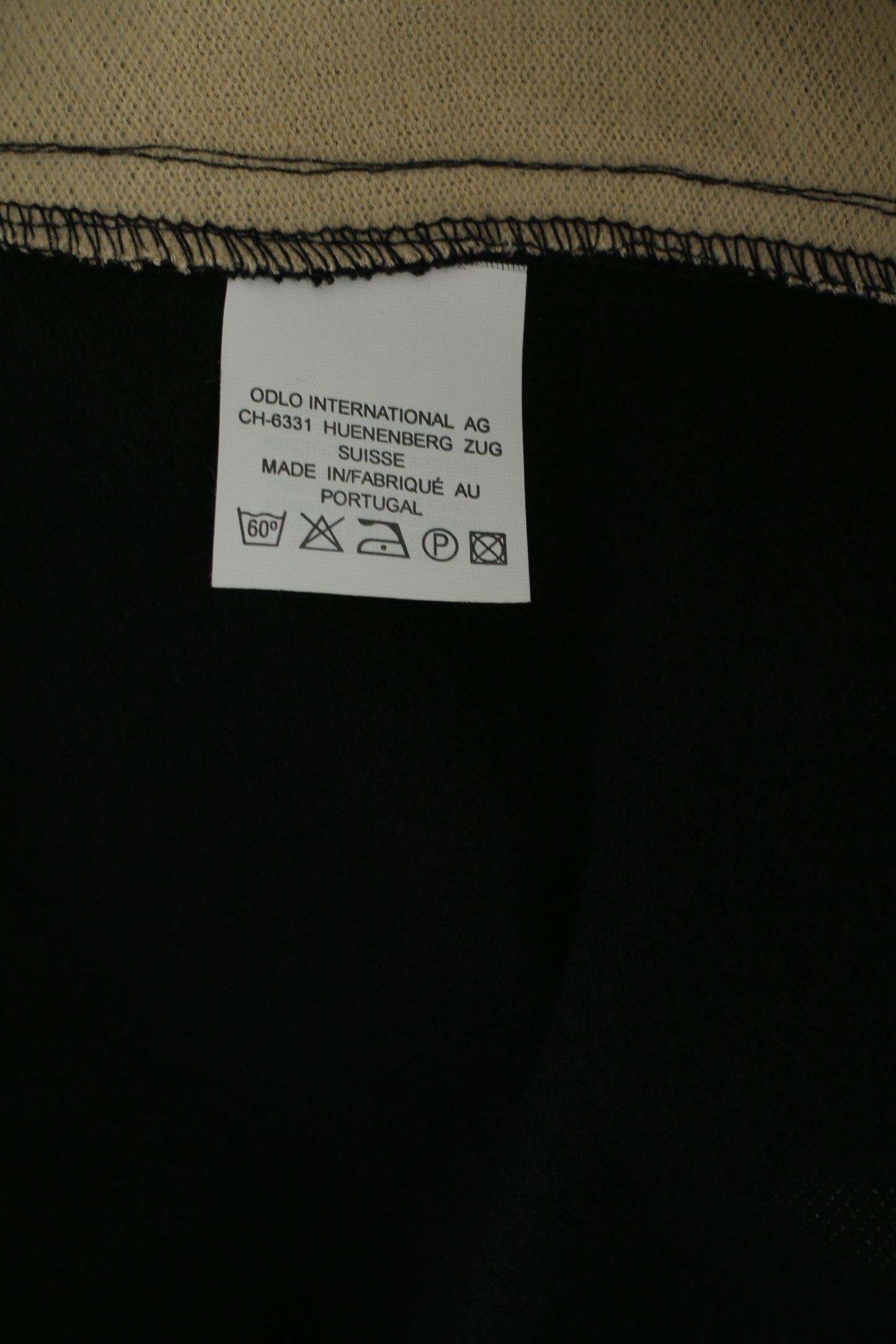 Odlo Hommes XL Chemise à manches longues Noir Système de vêtements de sport Haut fonctionnel extérieur