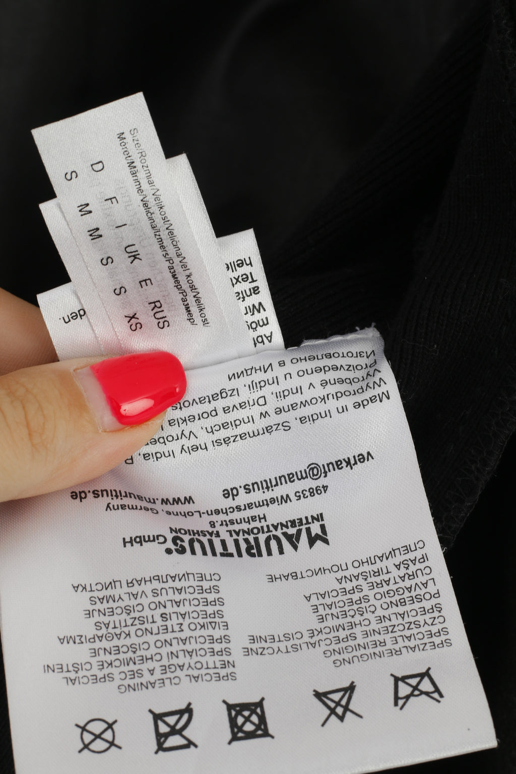 Gipsy di Mauritius Giacca da donna con rivestimento in pelle nera Boho Acymetric Top