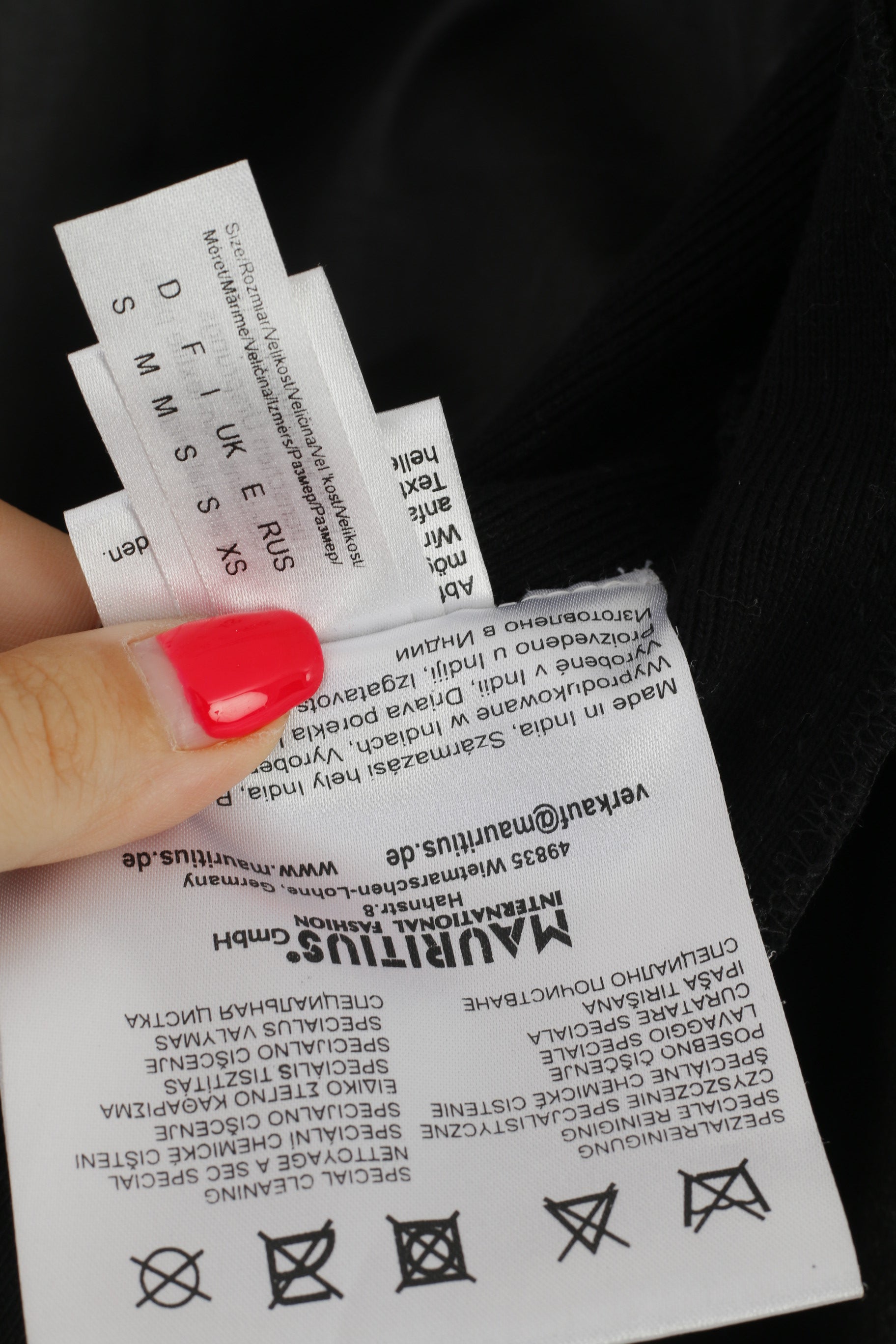 Gipsy di Mauritius Giacca da donna con rivestimento in pelle nera Boho Acymetric Top