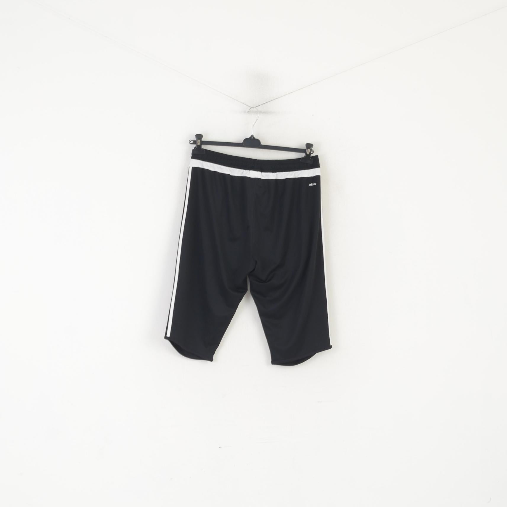 Adidas Hommes L Shorts Noir Brillant Formation Sportswear Gym Activewear