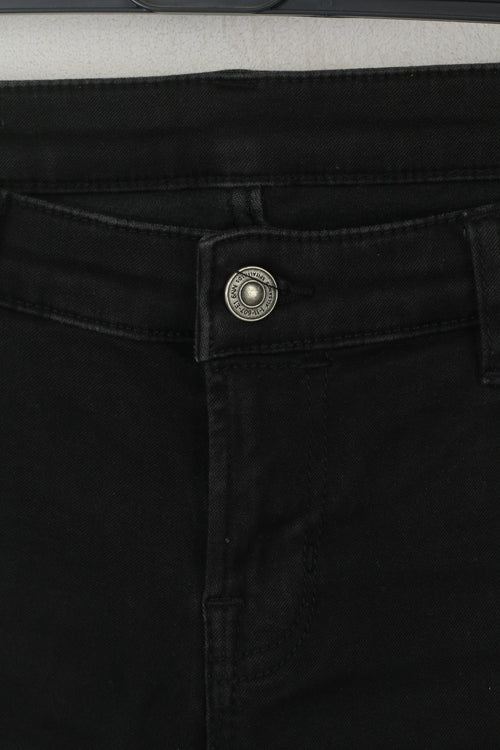 AllSaints Femme 31 Jeans Pantalon Noir Coton Skinny Stretch Roseport Ashby Pantalon