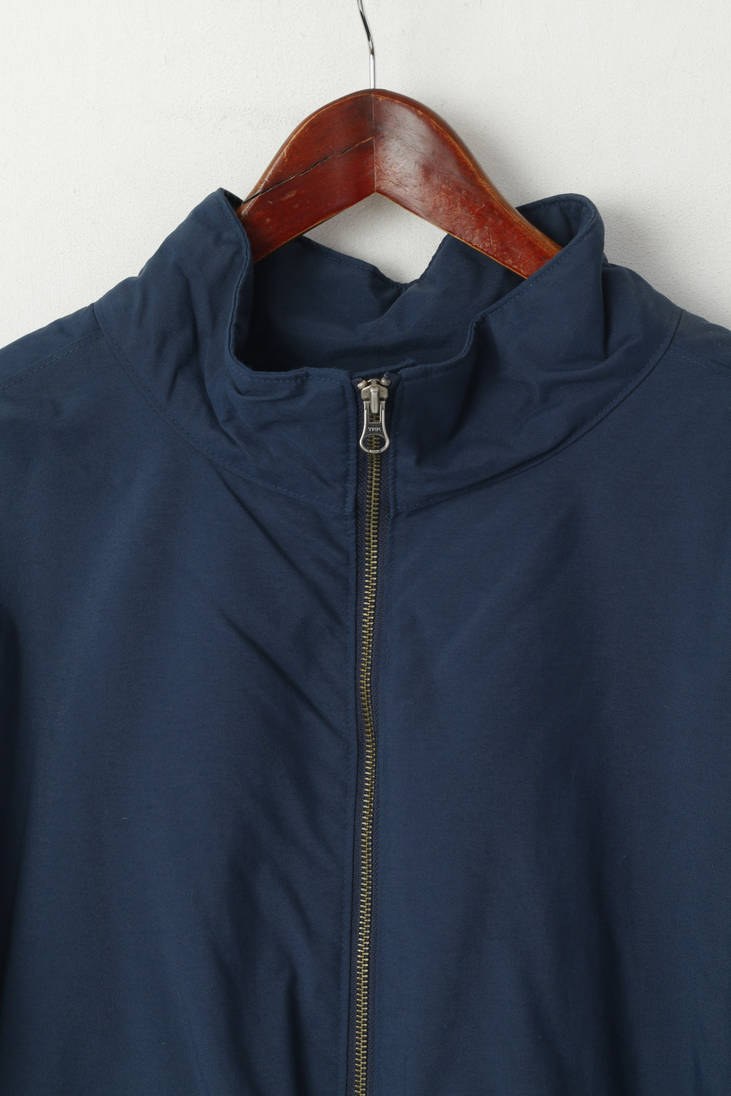 Columbia Sportswear Men XXL Bomber Jacket Navy Nylon Waterproof Fleece Lined Top