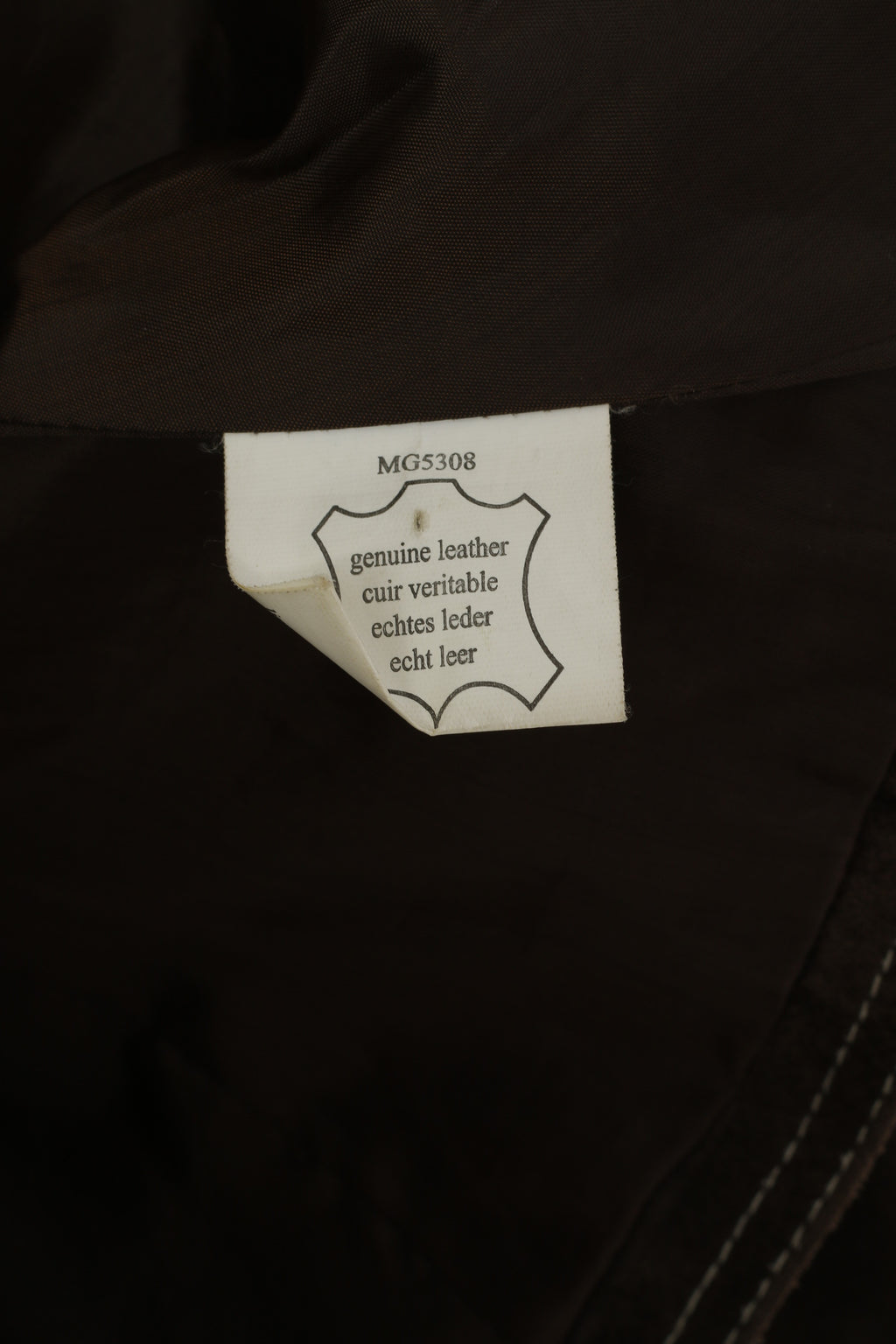 Sasha Women 12 M Jacket Brown Leather Vintage Single Breasted Blazer