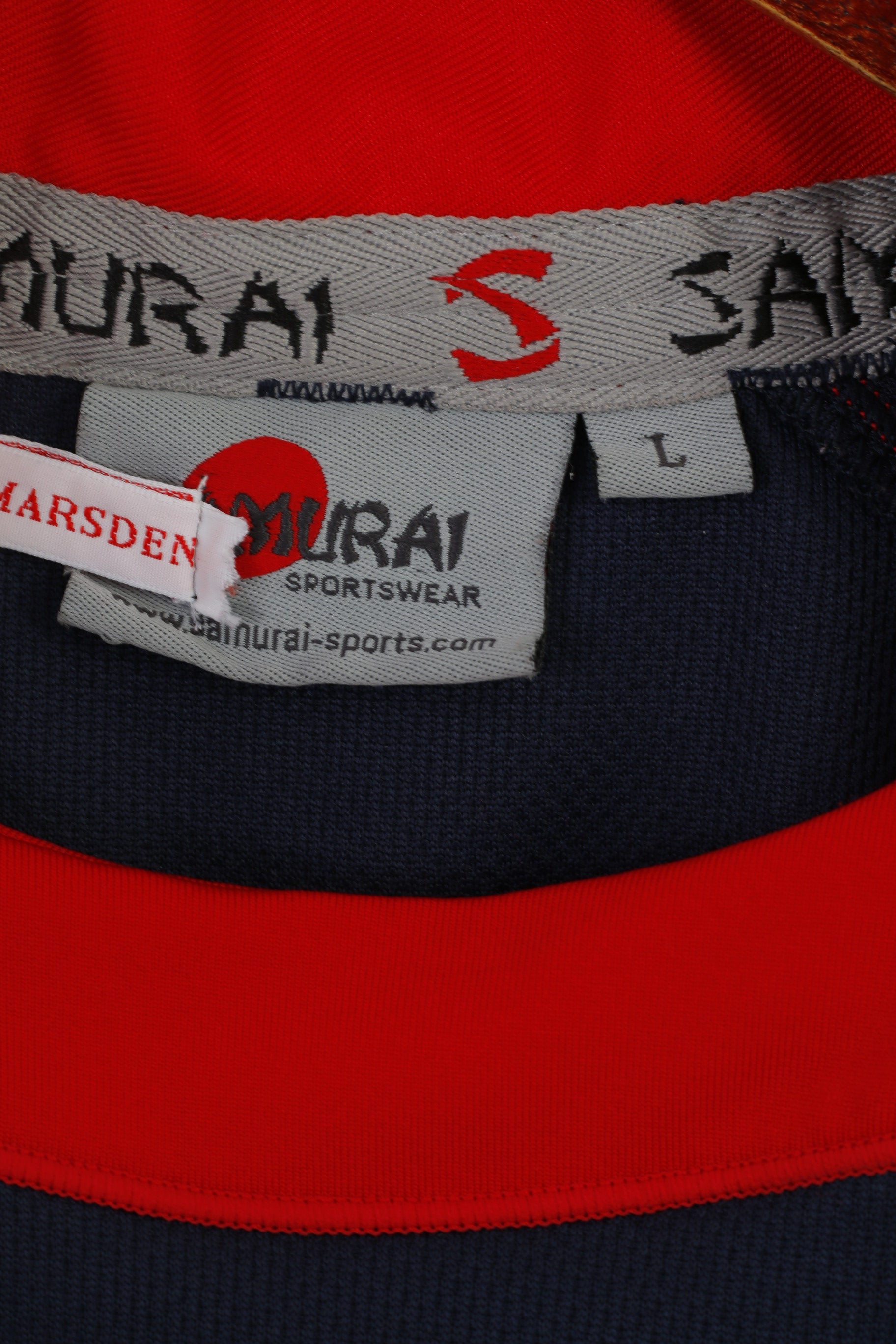 Samurai Felsted RFC Hommes L Chemise Marine Rugby France 2008 Sportswear Jersey Top