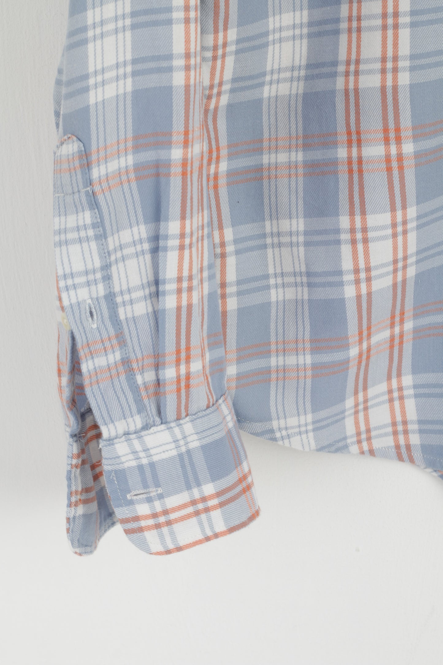 Levi's Camicia casual da uomo L. Top a maniche lunghe con tasca a quadri in morbido cotone blu