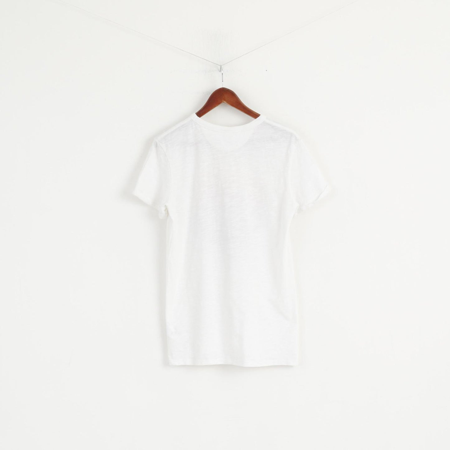 T-shirt H&amp;M Jonas Claesson Ragazzi 12-14 Età 158/164 Top da surf in cotone organico bianco