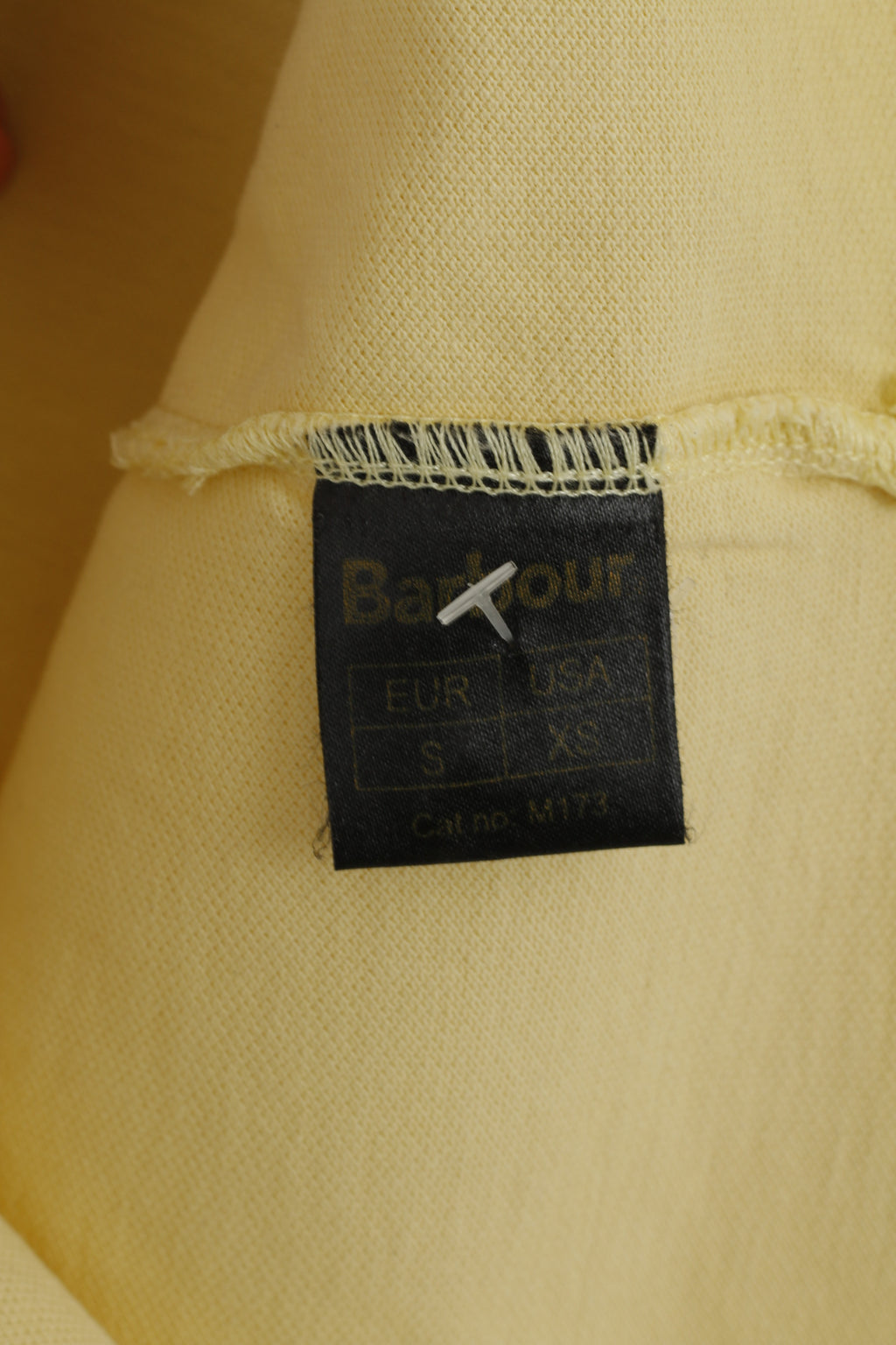 Barbour Men S Polo Shirt Yellow Cotton Detailed Buttons Plain Top