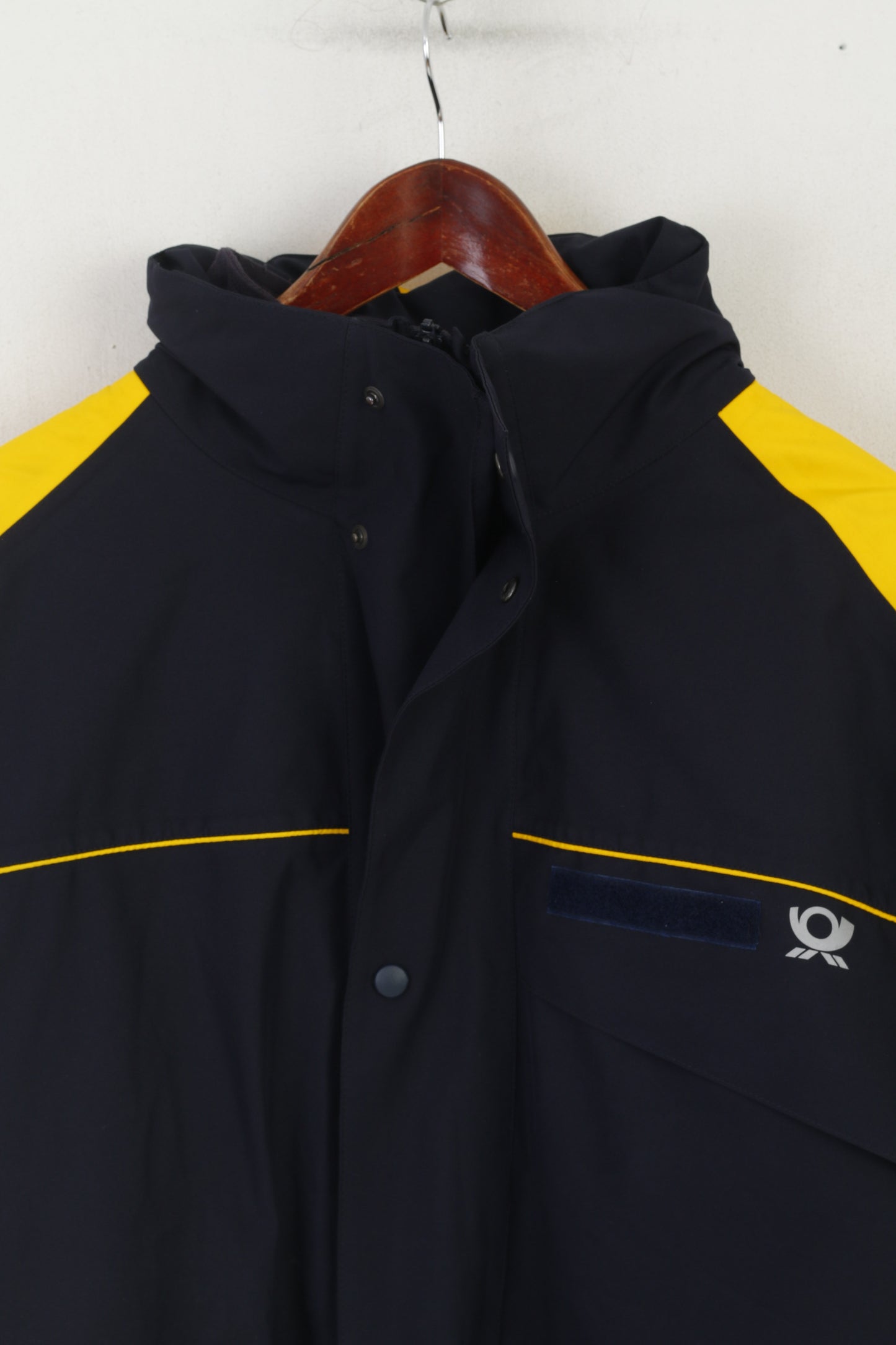 Fritz Hoesmann Men 52/54 L Jacket Navy Deutsche Post Gore-Tex Removable Fleece Top