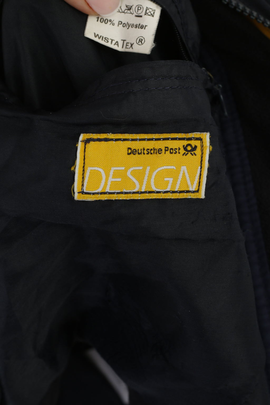 Fritz Hoesmann Men 52/54 L Jacket Navy Deutsche Post Gore-Tex Removable Fleece Top