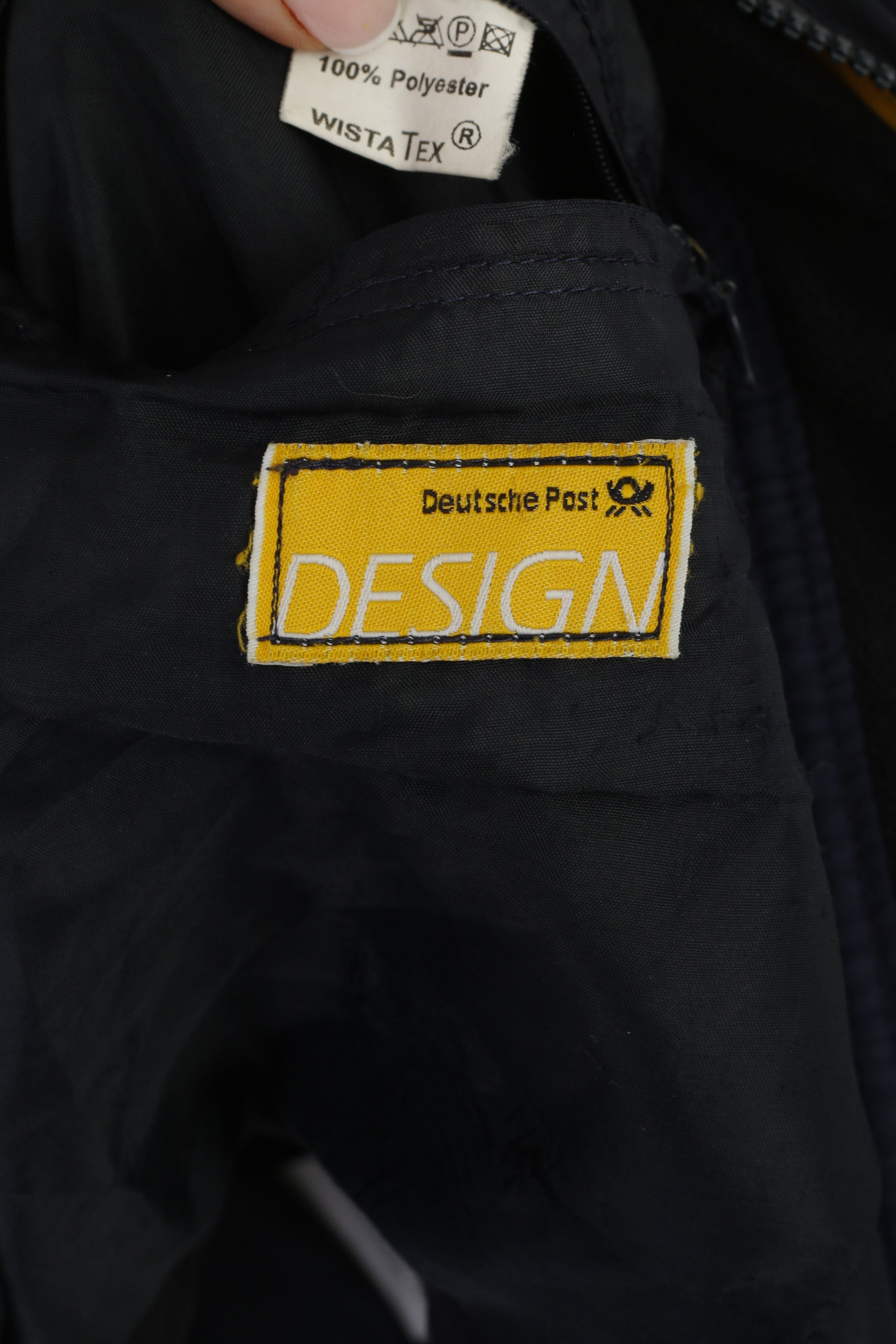 Fritz Hoesmann Men 52/54 L Jacket Navy Deutsche Post Gore-Tex Removable Fleece Top