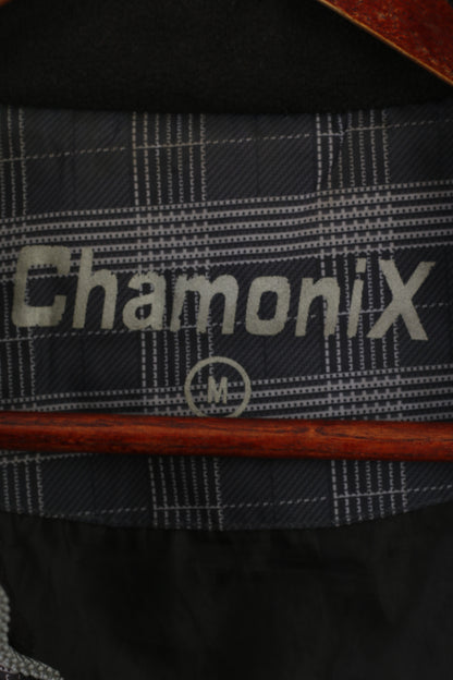 Chamonix Men M Bodywarmer Purple Check Fill Zip Padded Outdoor Sport Vest