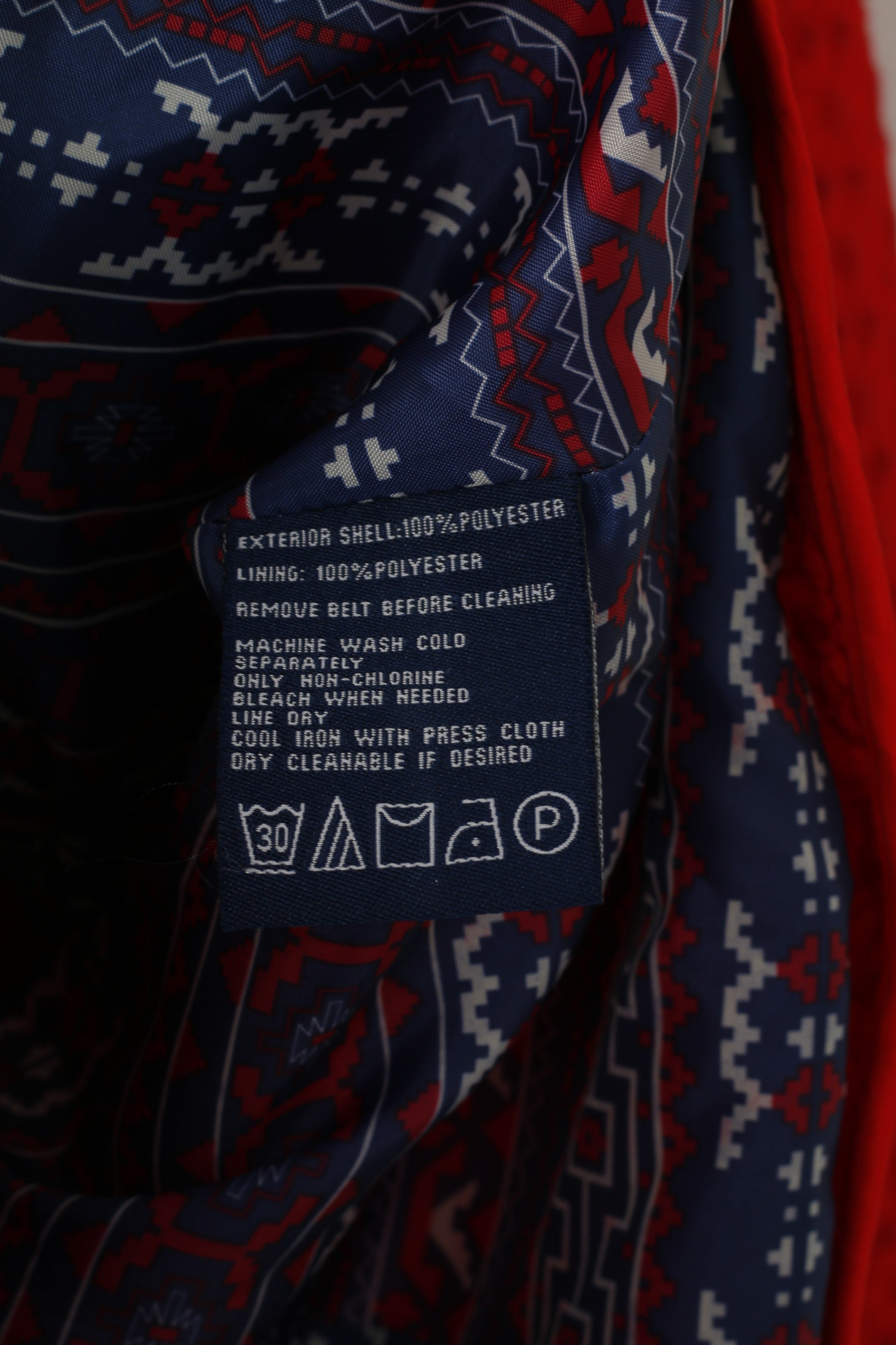 Green With Envy Femme L (M) Veste Rouge Green Envy Manteau léger avec ceinture