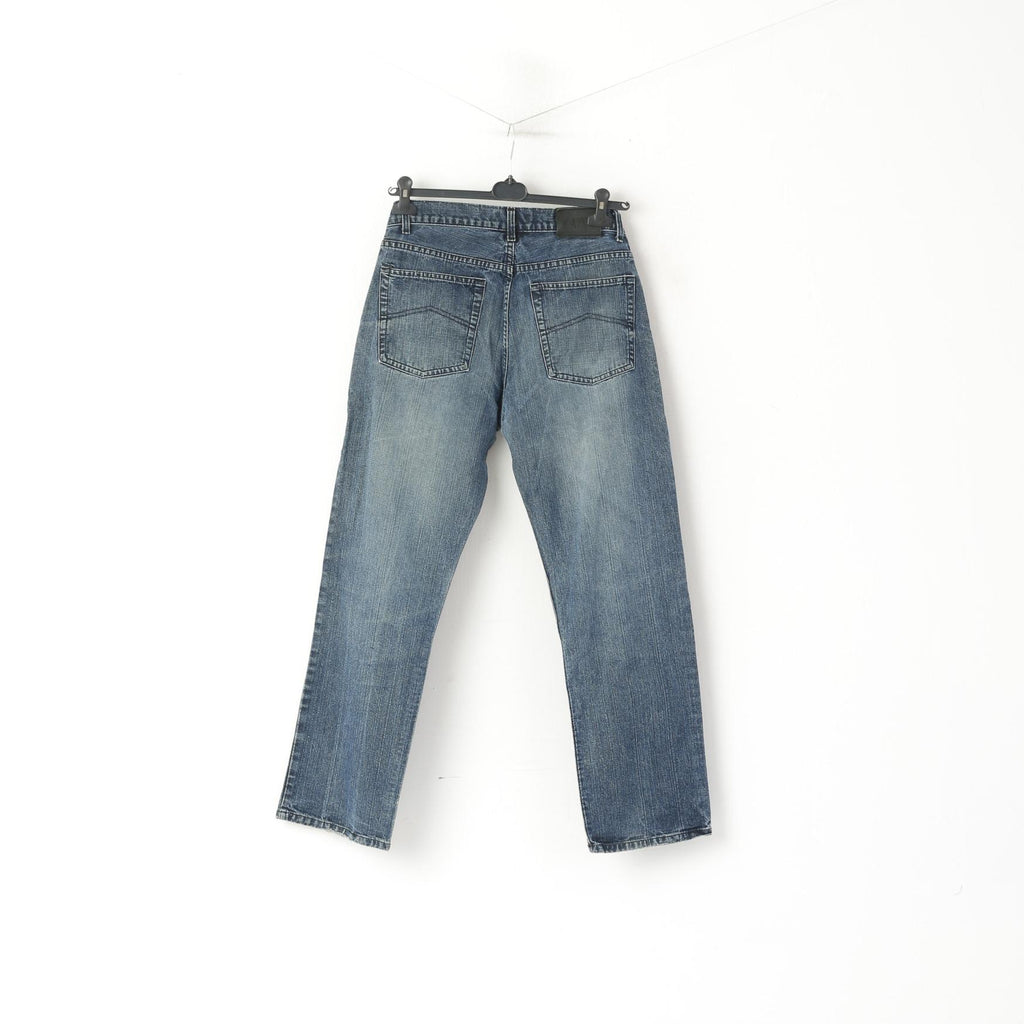 Armani Exchange Pantalon en jean 32 pour homme Pantalon droit en coton bleu marine AX Easy Fit