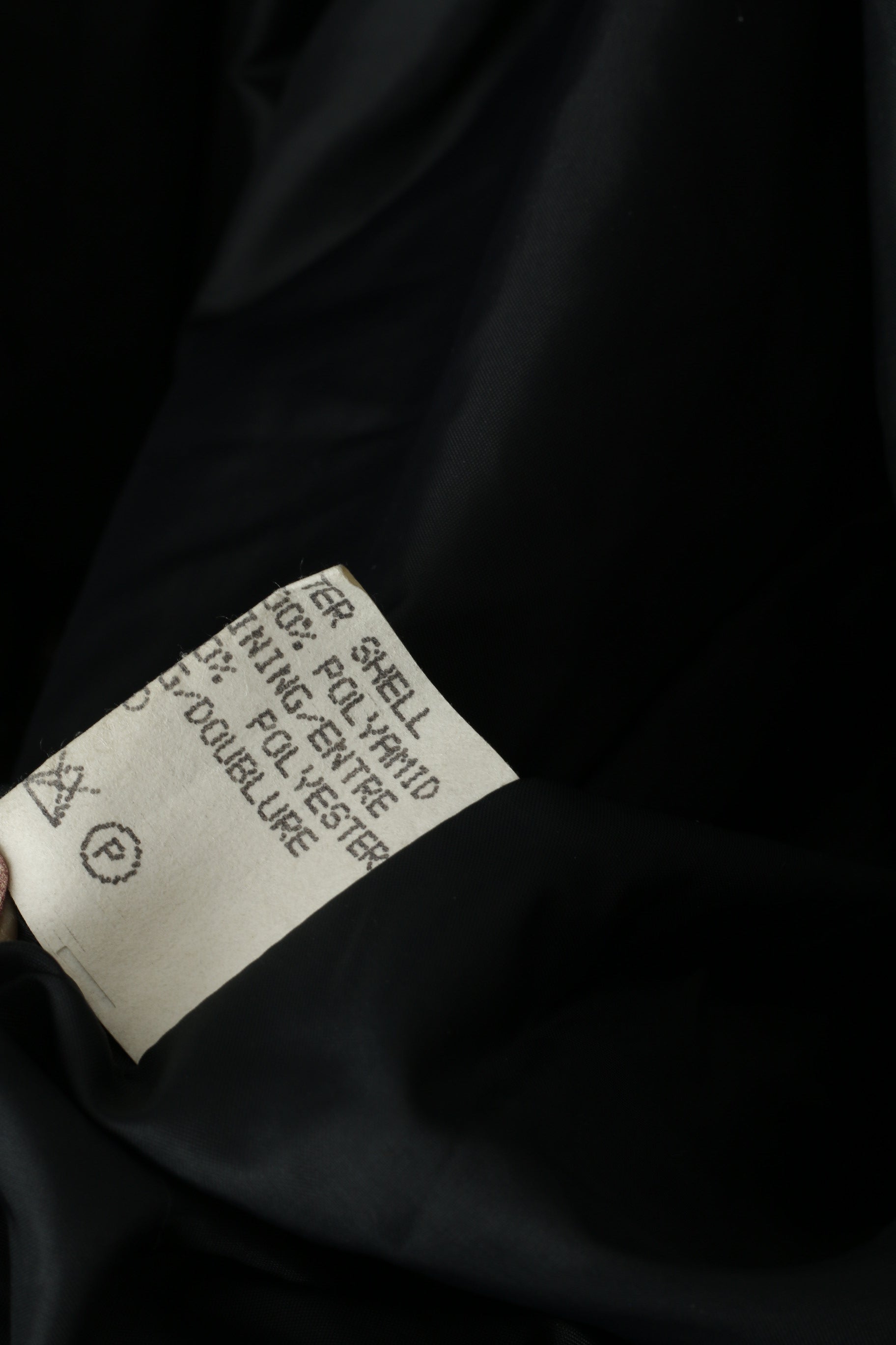 Sportalm Kitzbuhel by Dahan Women 34 M Jacket Black Vintage 70s Shoulder Pads Panda Nylon Shiny Top