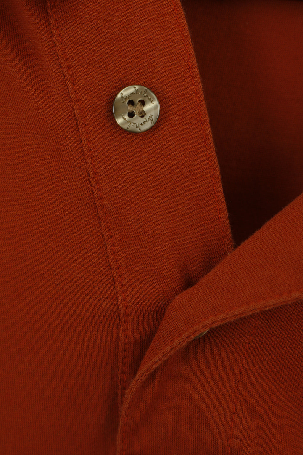 Byron Nelson Eleven Straight Mes XXL Polo Texas Orange Coton Golf Top