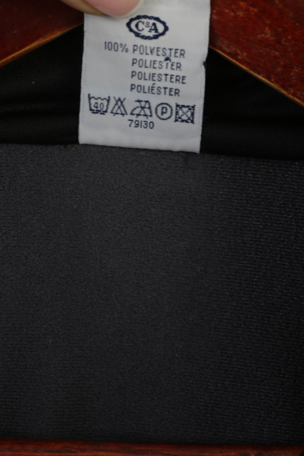 C&amp;A Rodeo Men 38/40 M Sweatshirt Gris Brillant Zip Up Vintage Retro Track Top