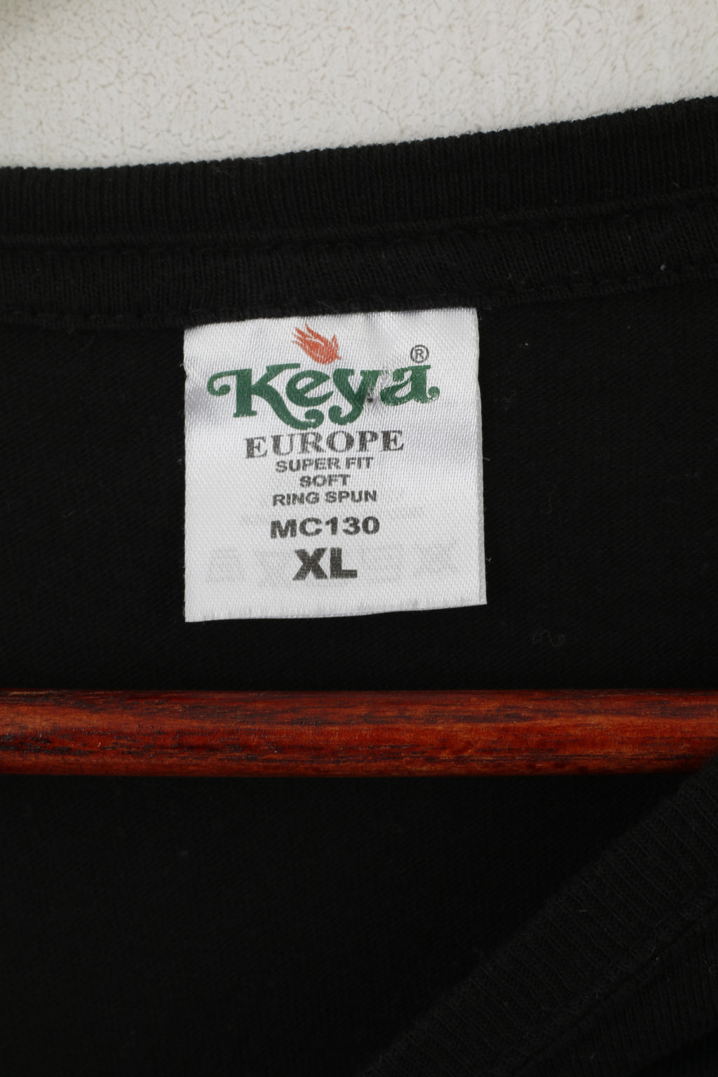 Keya Men XL Chemise Noir Coton Graphique Game Over Super Fit Crew Neck Top