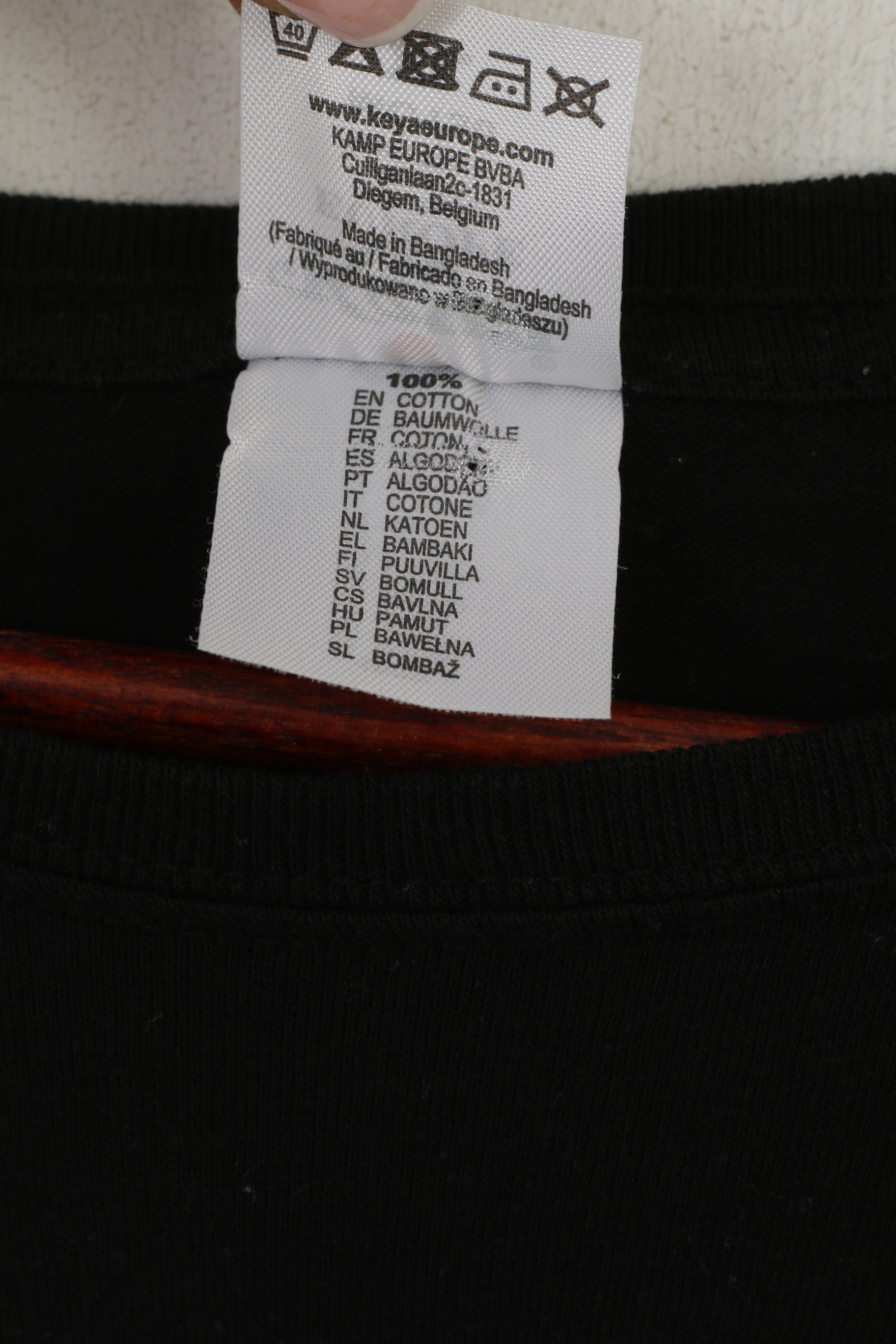 Keya Men XL Chemise Noir Coton Graphique Game Over Super Fit Crew Neck Top