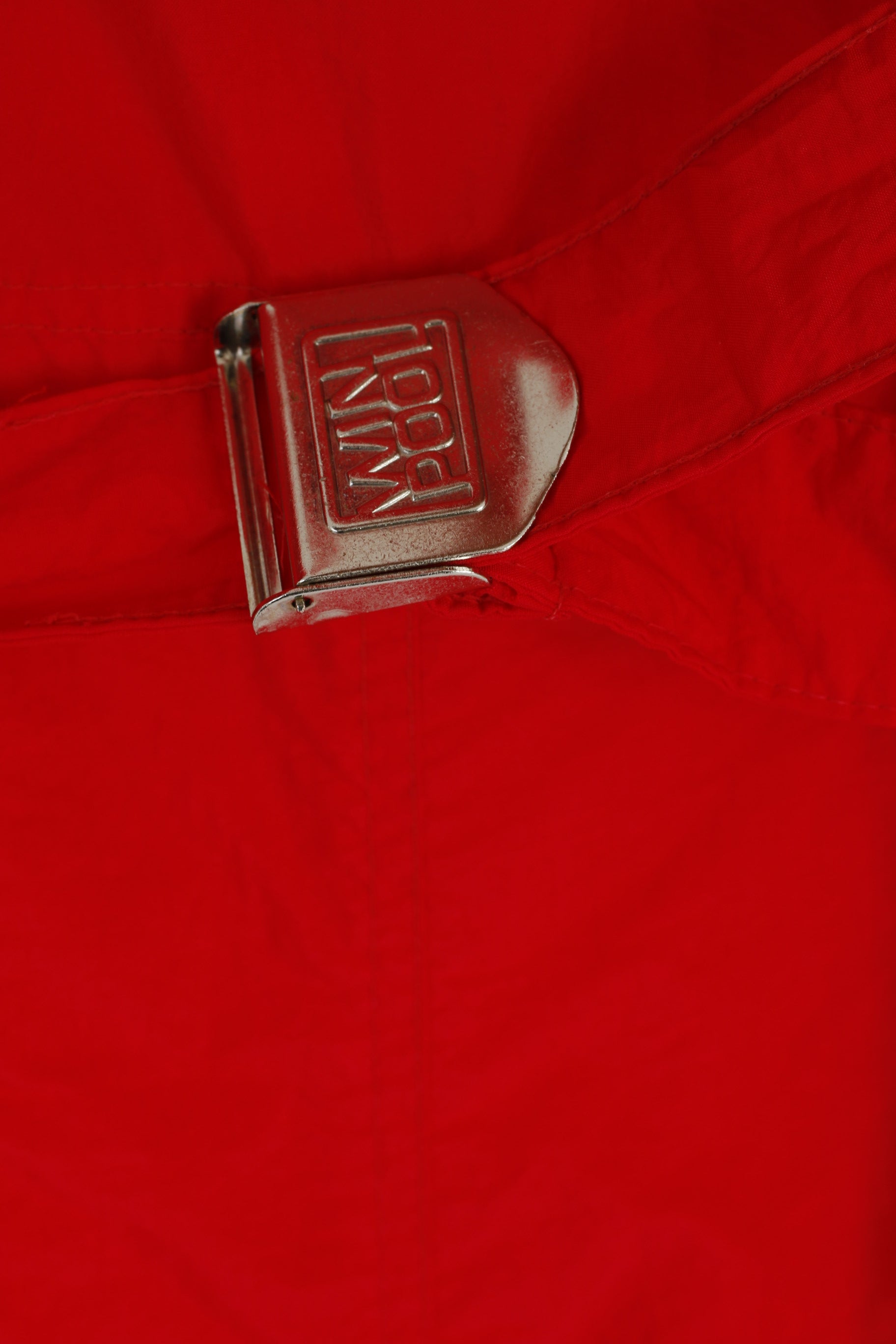 Winpool Women 42 M Ski Suit One Piece Red Vintage Nylon Snowboarding Finland Snow Suit