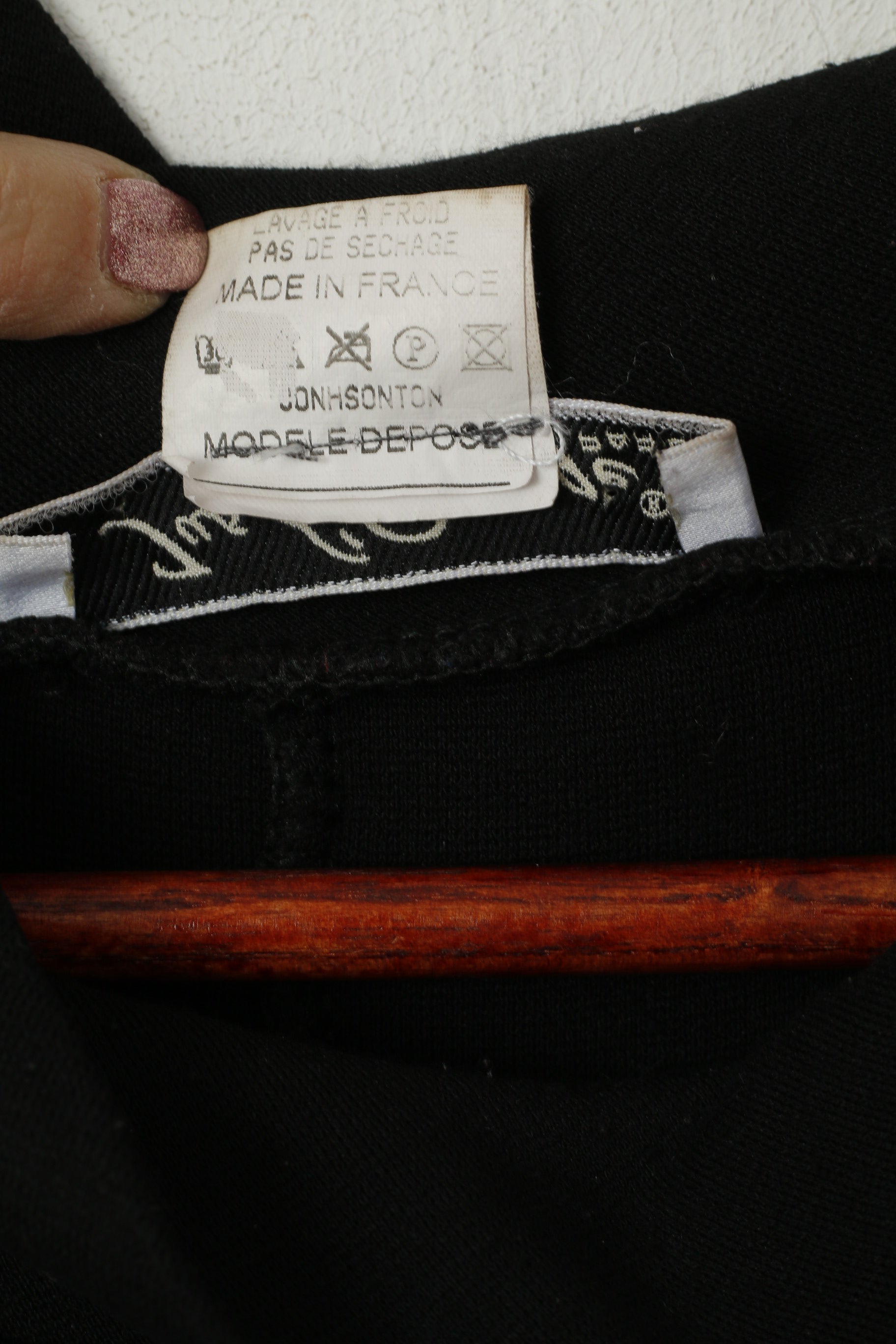 Jus D' Orange Paris Women XS Dress Black Sleeveless Pencil Stretch Viscose Gold Belt