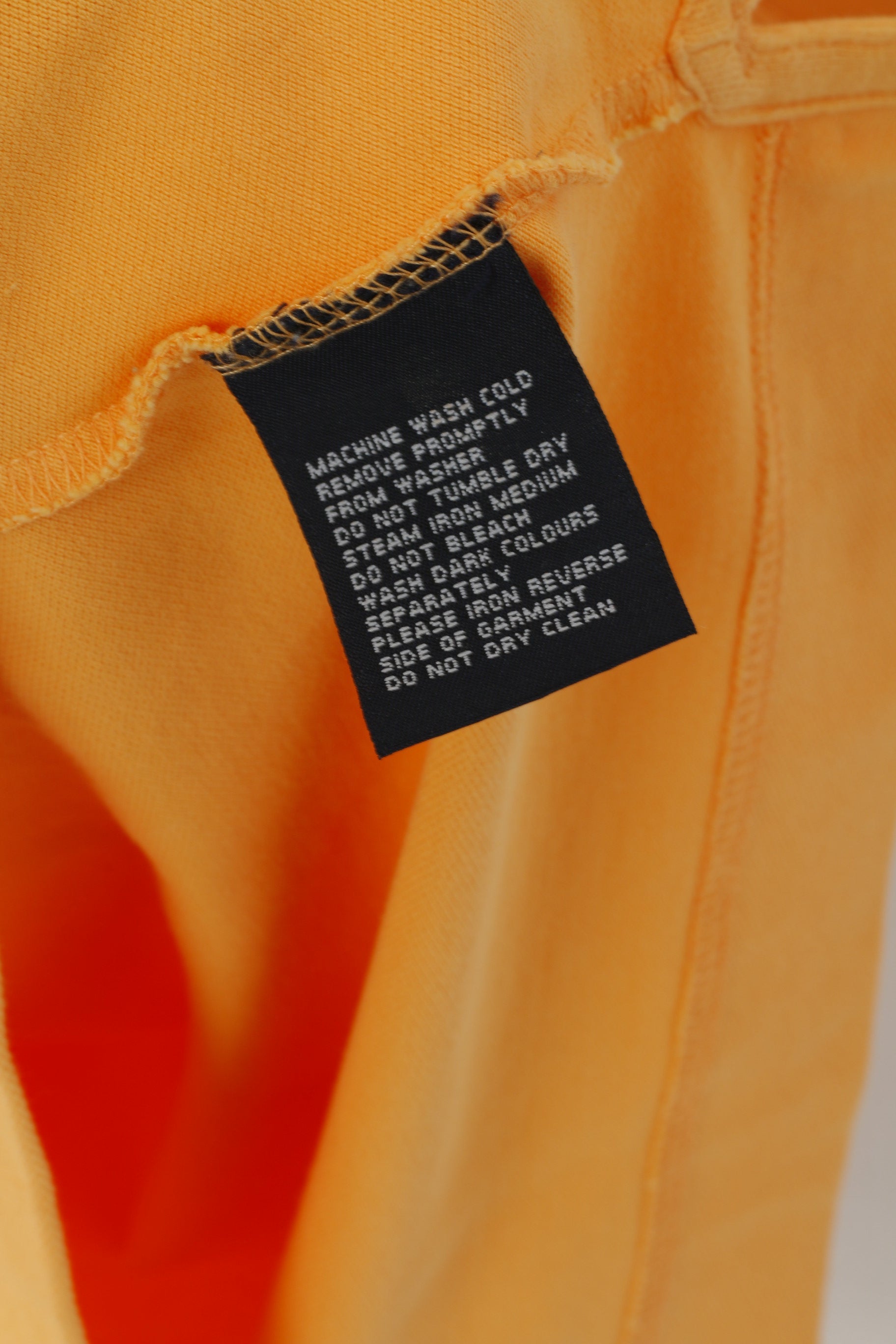 Nautica Hommes M Polo Orange Coton Coupe Athlétique Manches Courtes Haut de Sport