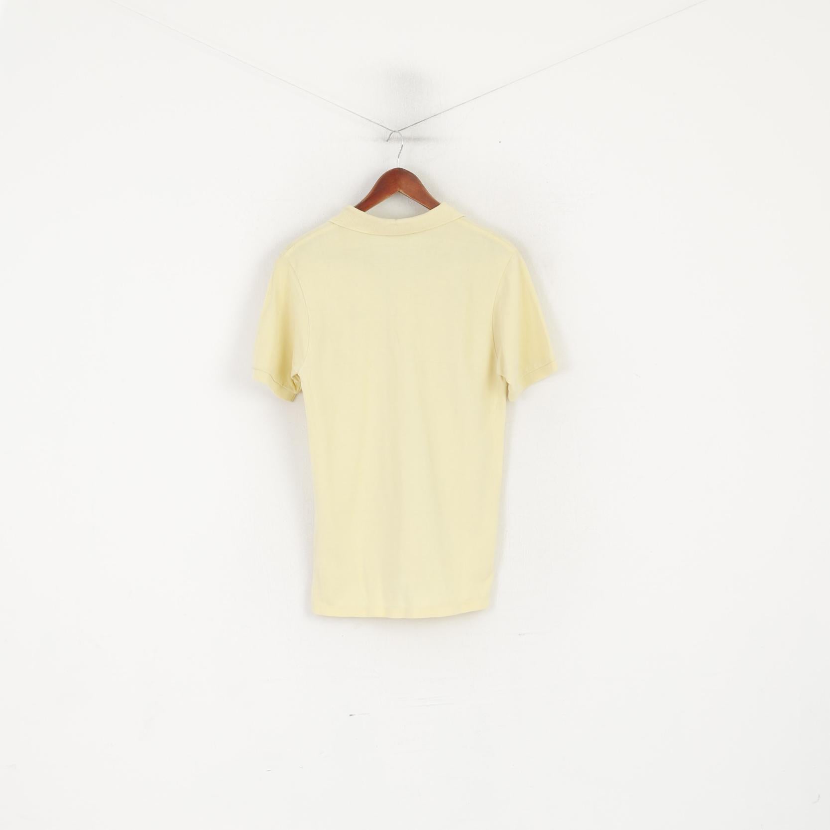 Fred Perry Hommes 5 S Polo Jaune Coton Vintage Sportswear Haut À Manches Courtes