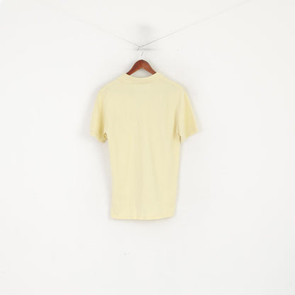 Fred Perry Hommes 5 S Polo Jaune Coton Vintage Sportswear Haut À Manches Courtes