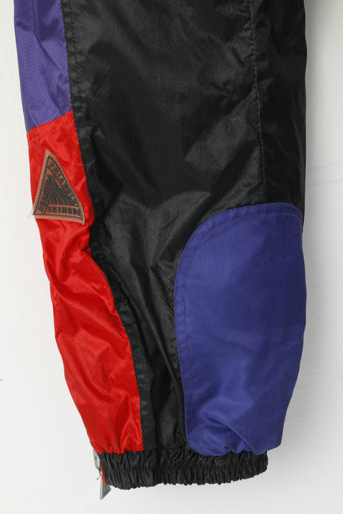 Bermuda Triangle Skimuda Women M Pantalon de ski Noir Rétro Festival Snowboard Pantalon unisexe