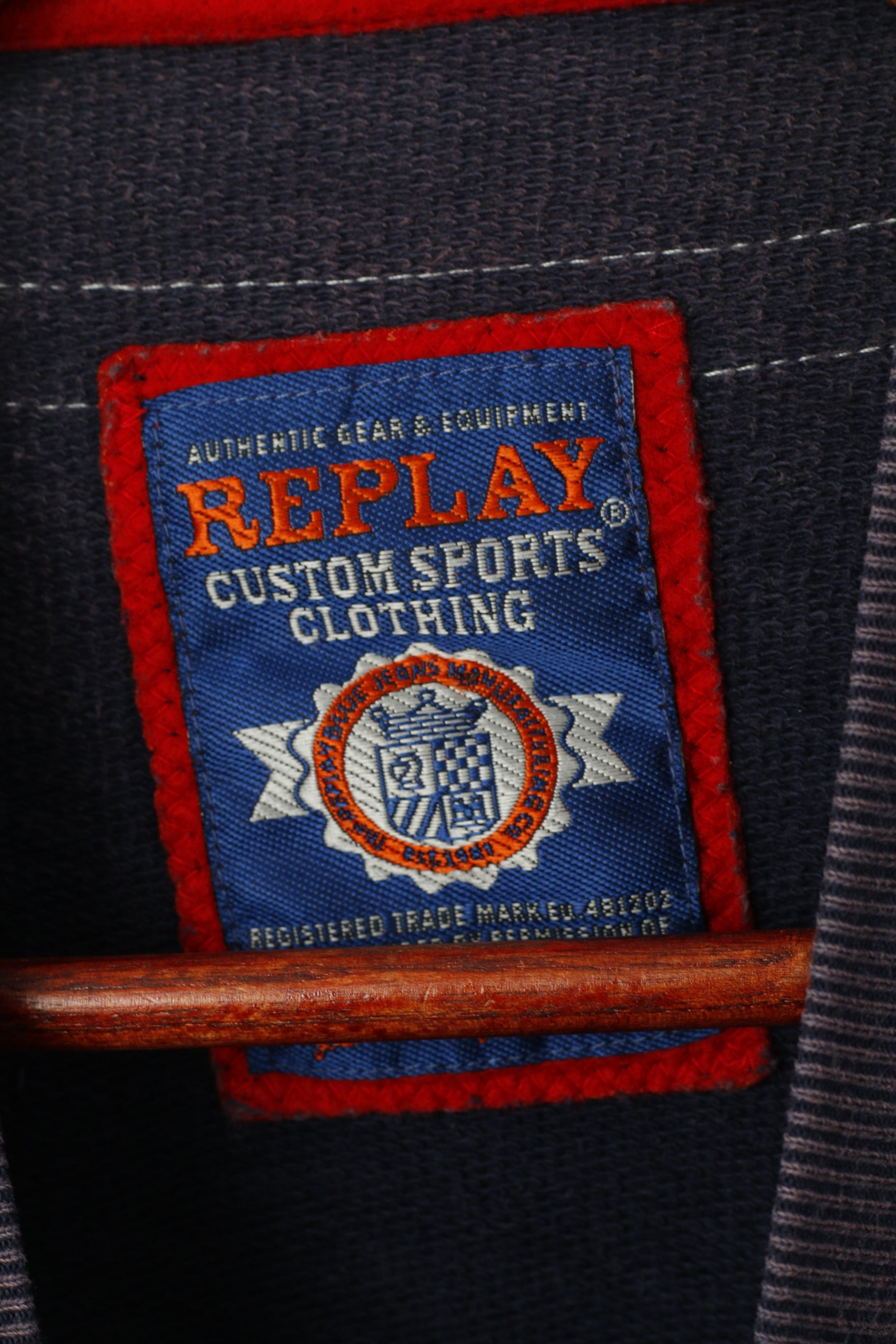 Replay Felpa da donna in cotone color prugna effetto slavato vintage