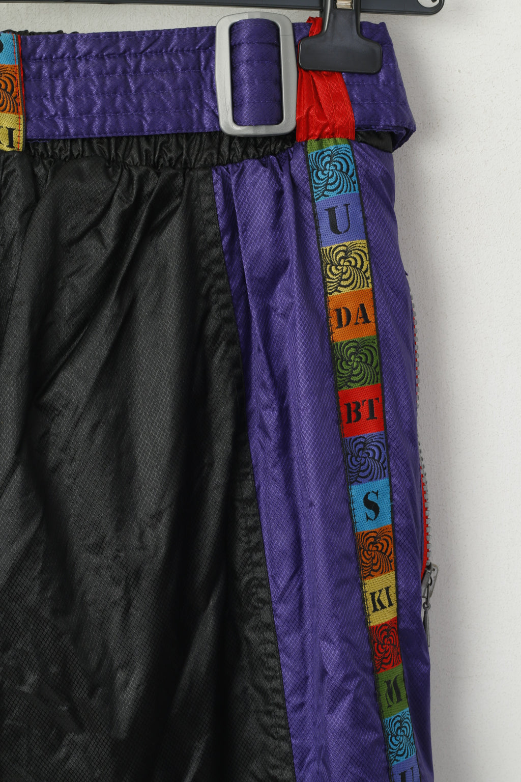Bermuda Triangle Skimuda Women M Pantalon de ski Noir Rétro Festival Snowboard Pantalon unisexe