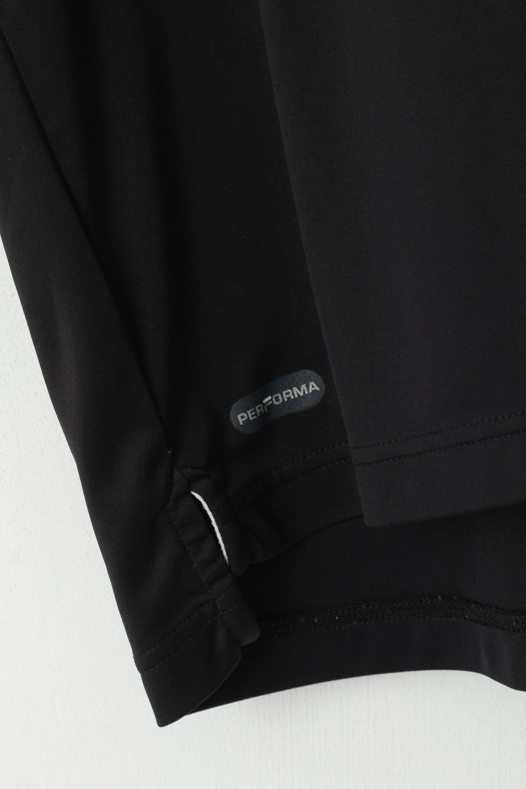 Fila Men 54 XL Polo Shirt Black Shiny Performa Activewear Classic Sport Top
