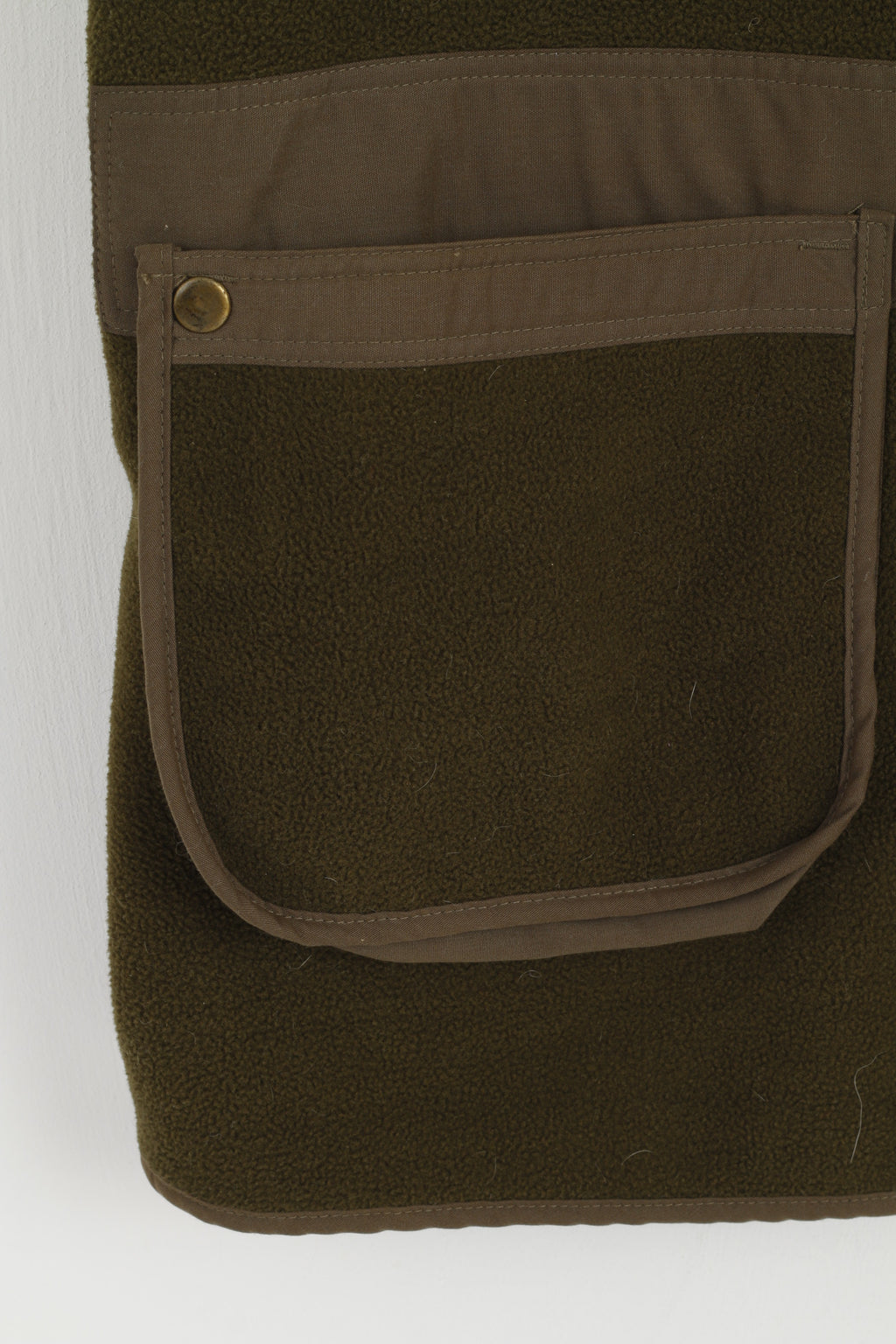 Garlands Men XXL Waistcoat Green Fleece Top Hunting Shooting Zip Vest