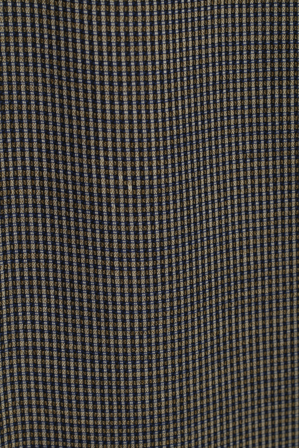 Hugo Boss Uomo 102 40 Blazer Navy Shiny Check Giacca monopetto Einstein in lana vergine vintage