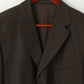 Hugo Boss Men 54 44 Blazer Brown Virgin Wool Natural Stretch Single Breasted Jacket
