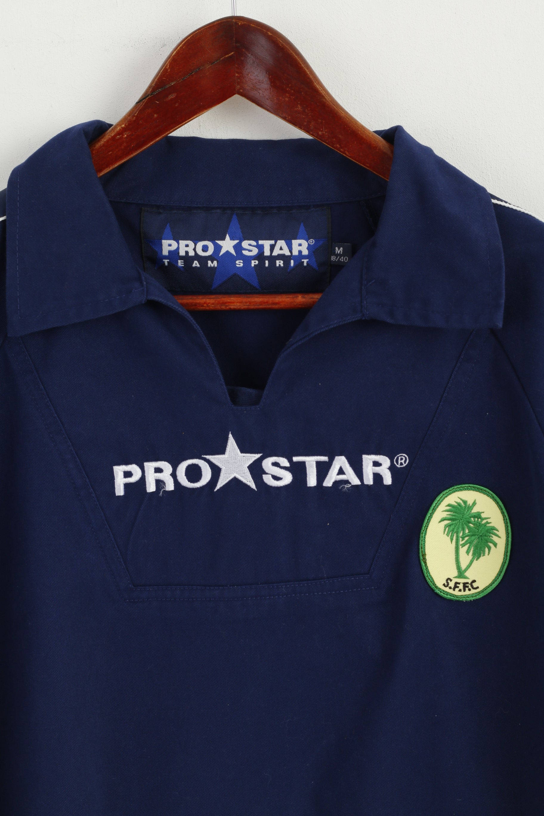 ProStar Team Spirit Men M Polo Shirt S.F.F.C. Navy Florida Usa Sport Blouse Top