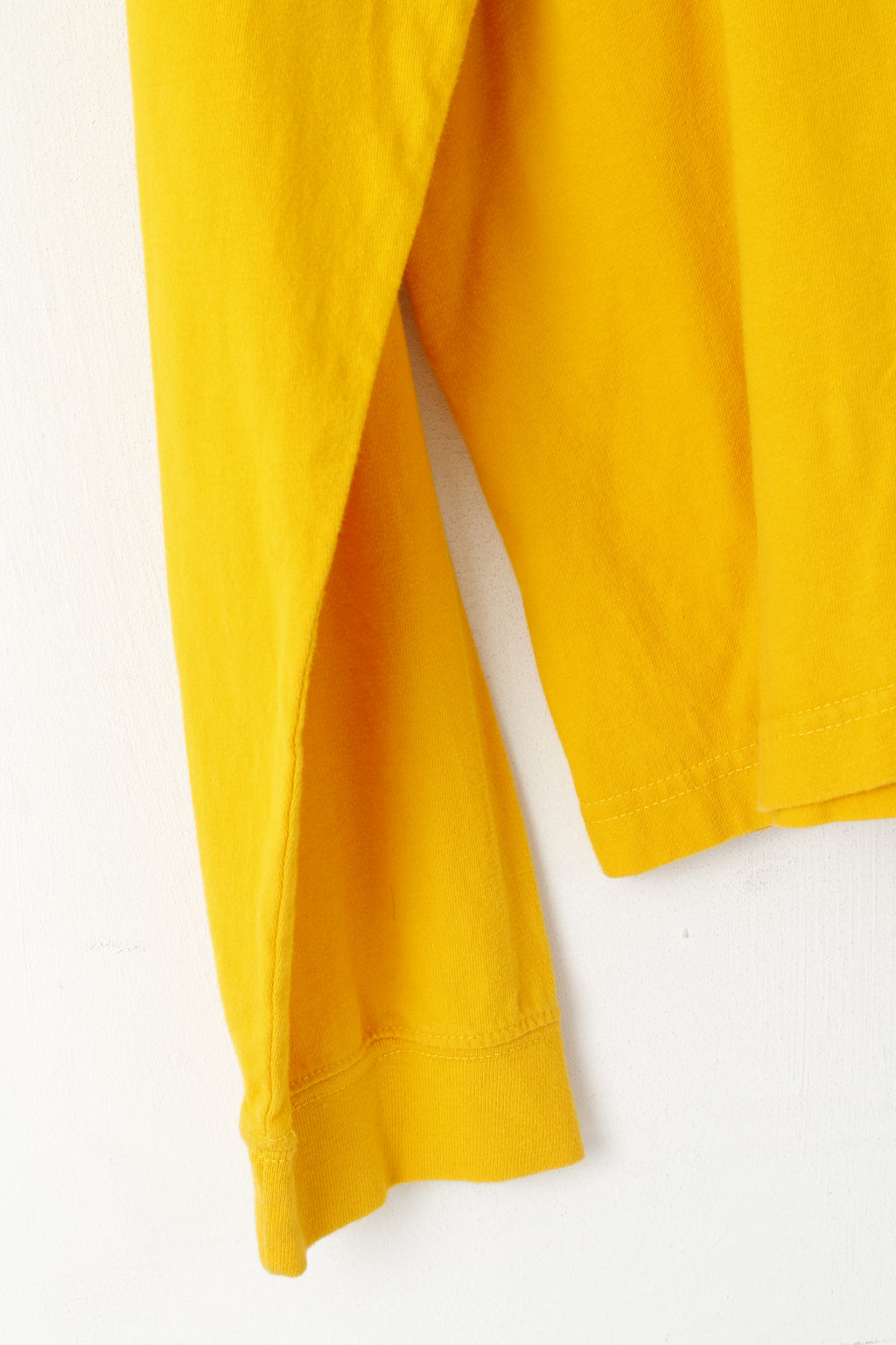 Abercrombie & Fitch Men XXL Shirt Yellow Cotton Muscle Long Sleeve Top