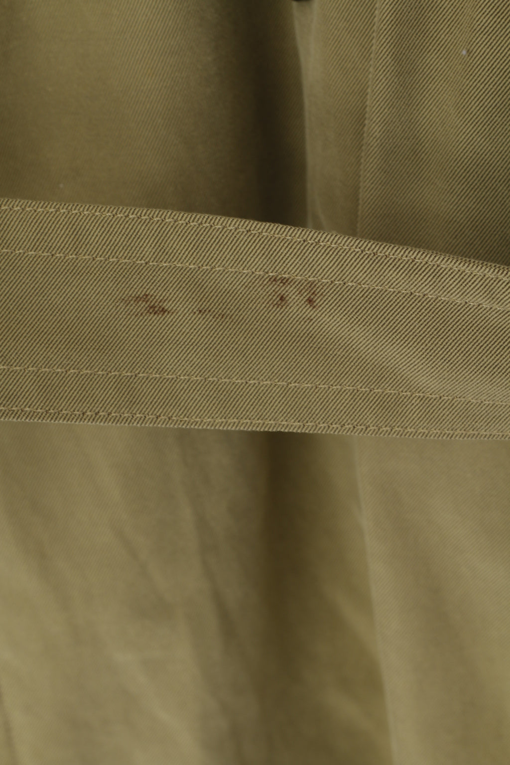 Bugatti Hommes 25 M Manteau Vert Coton Classique Doublure Amovible Haut À Double Boutonnage