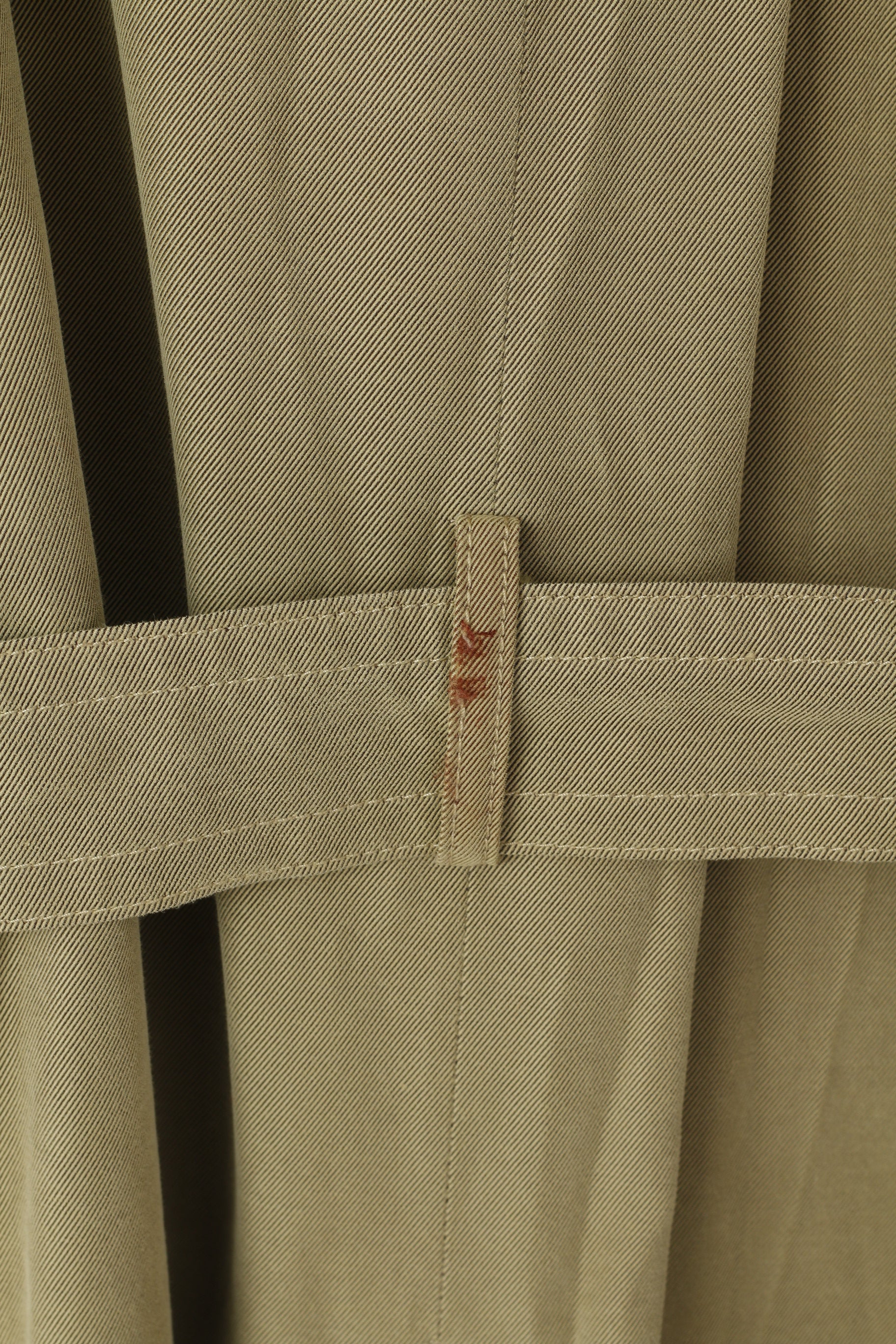 Bugatti Hommes 25 M Manteau Vert Coton Classique Doublure Amovible Haut À Double Boutonnage