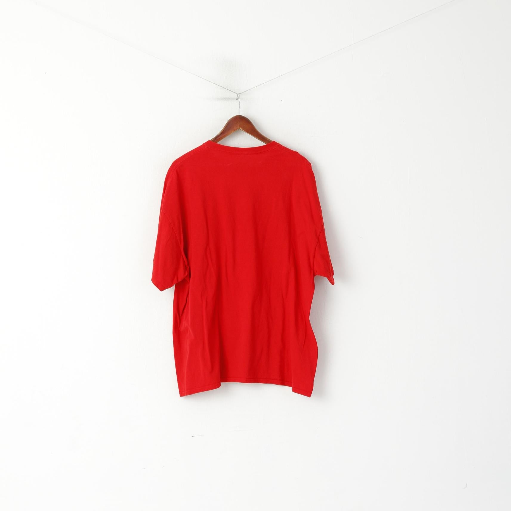 Universal Studios Men XXL T- Shirt Red Cotton Are You Ready To Get Duffed Top