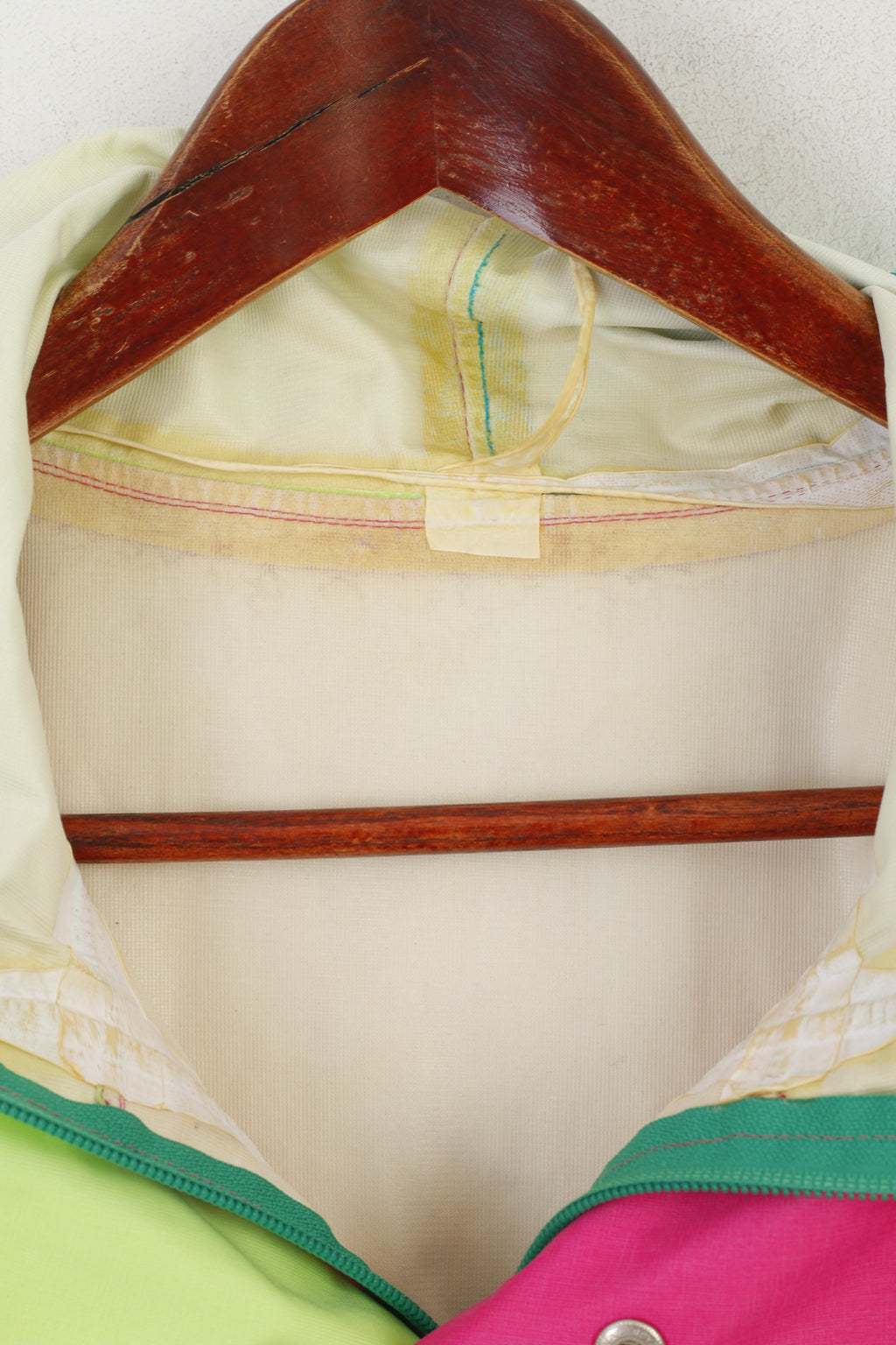 Vintage Women M Pullover Jacket Pink Gore-Tex Hooded Outdoor Retro Top