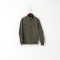 Animal Men S Jacket Kaki Classic Collection Nylon Full Zipp Doublé Polaire Haut