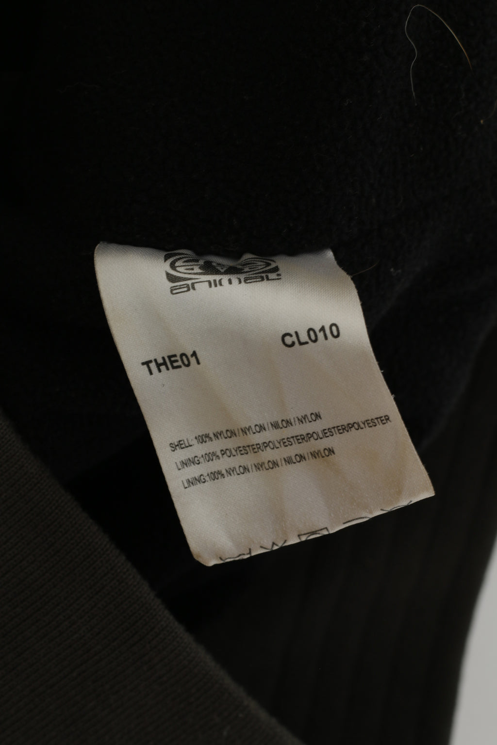 Animal Men S Jacket Kaki Classic Collection Nylon Full Zipp Doublé Polaire Haut