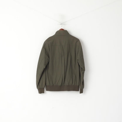 Animal Men S Jacket Khaki Classic Collection Nylon Full Zipp Fleece Lined Top