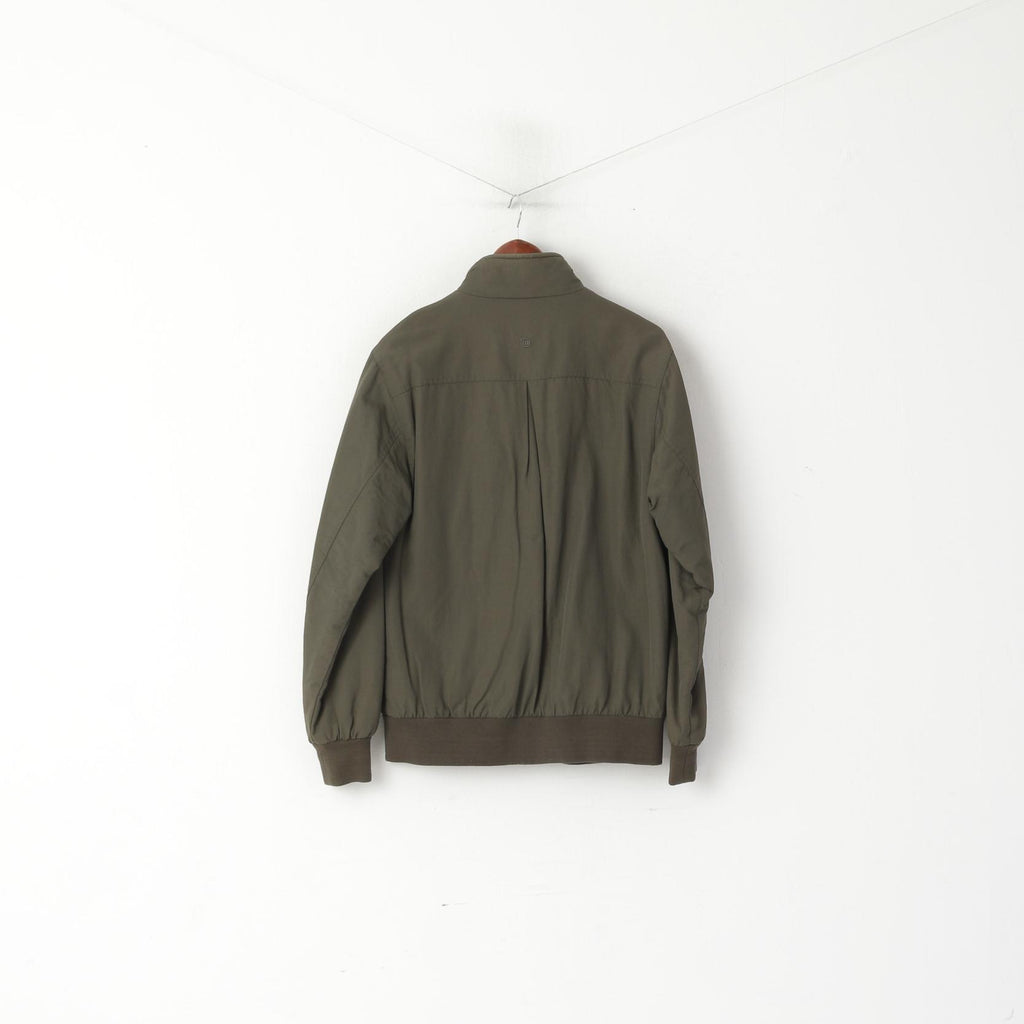 Animal Men S Jacket Kaki Classic Collection Nylon Full Zipp Doublé Polaire Haut