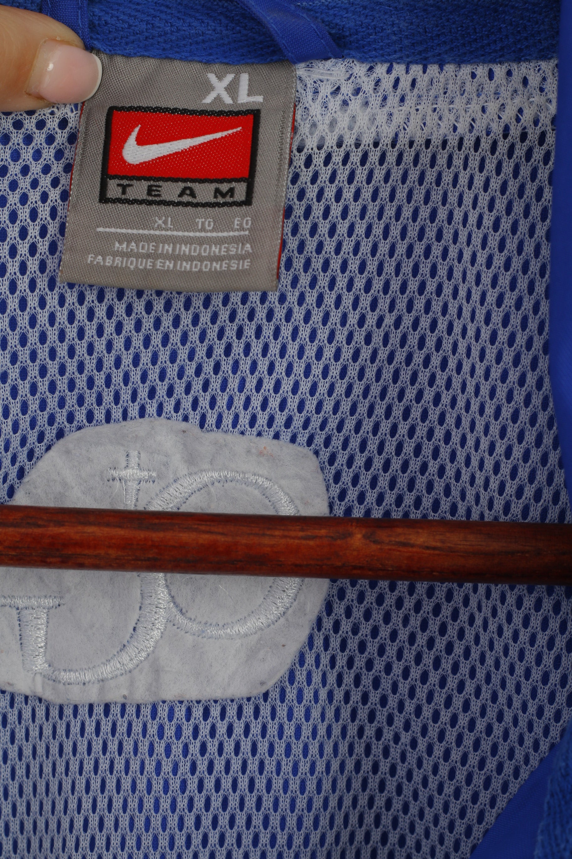 Nike Team Men XL Veste Bleu O'Gorman High School Baseball Zip Up Sport Top