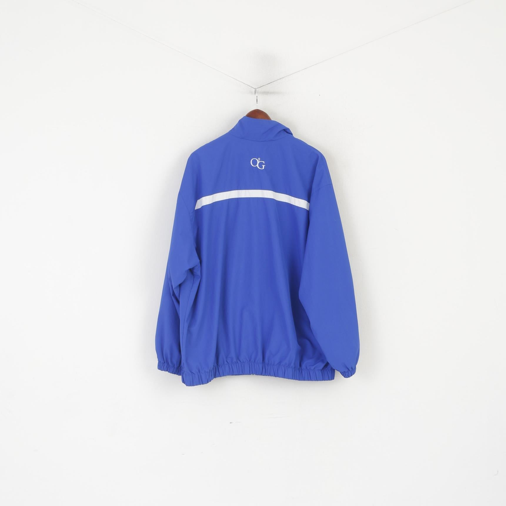 Nike Team Men XL Veste Bleu O'Gorman High School Baseball Zip Up Sport Top