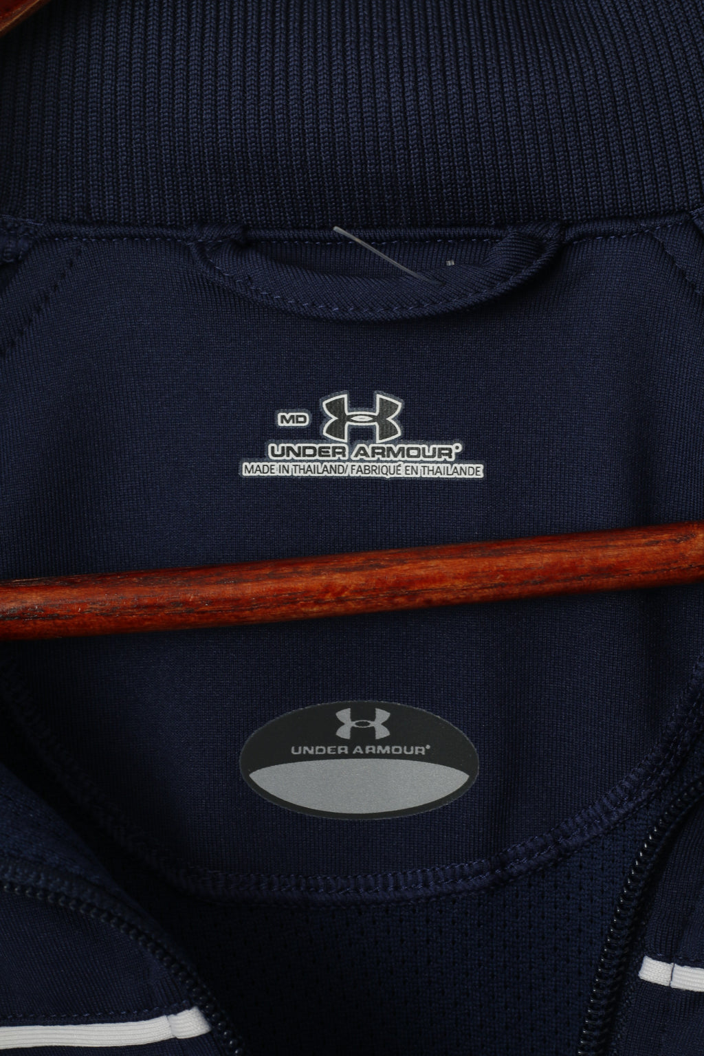 Under Armour Youth MD 12 Age Sweatshirt Navy Zip Up Houston Juniors Sport Top
